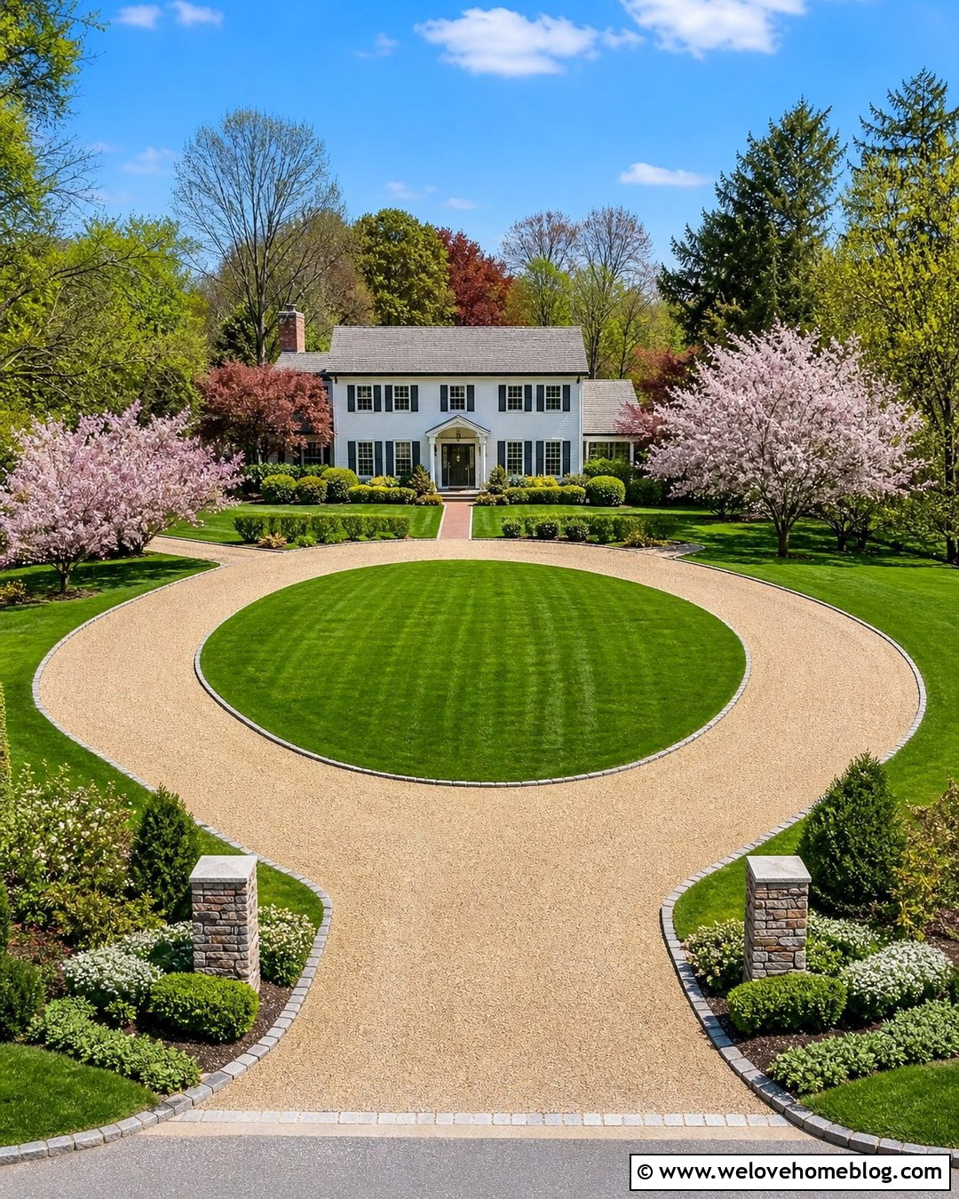 Horseshoe Gravel Driveway Extension - 25 Gravel Driveway Extension Ideas