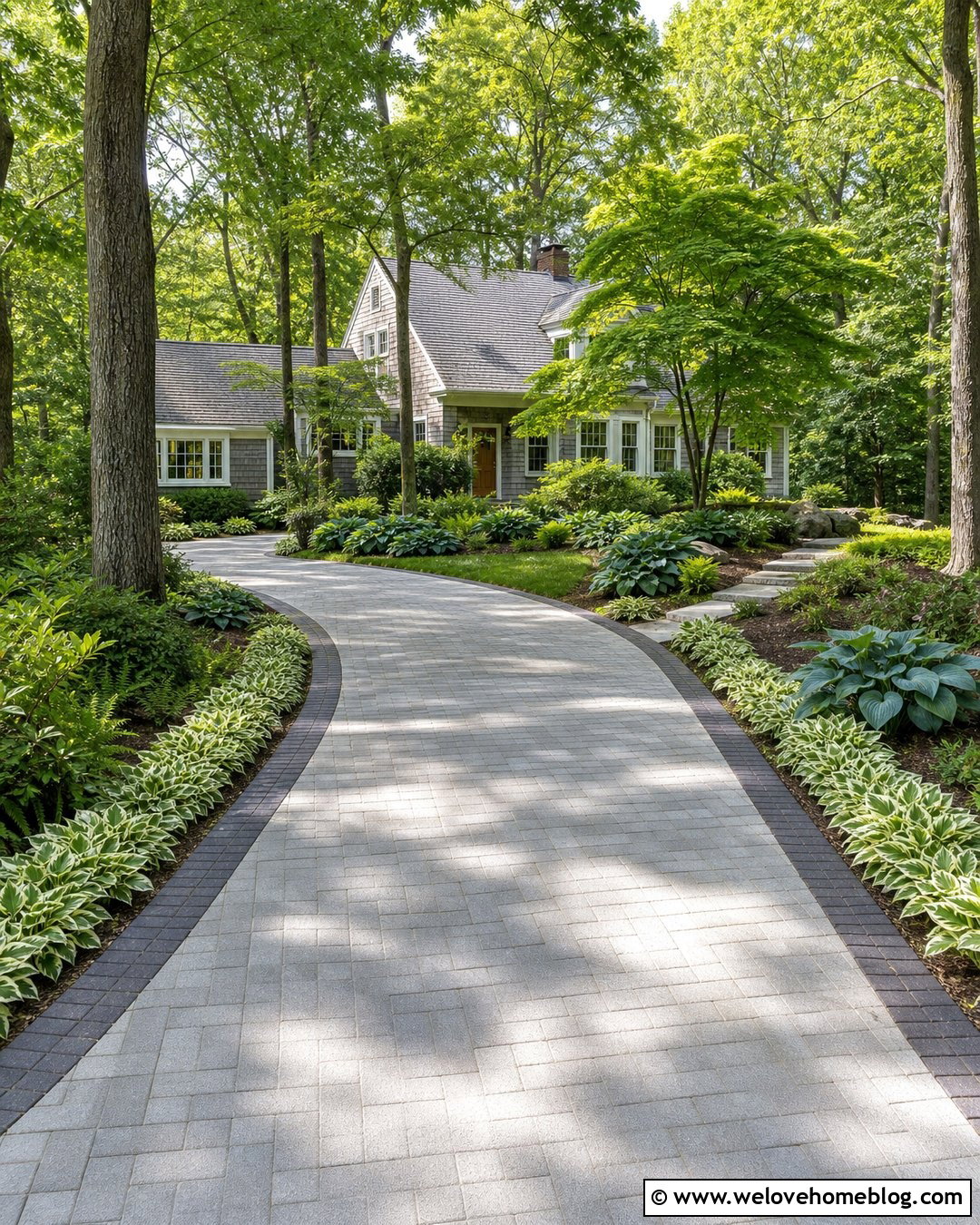 Hosta Driveway Edging - 20 driveway edging plants ideas