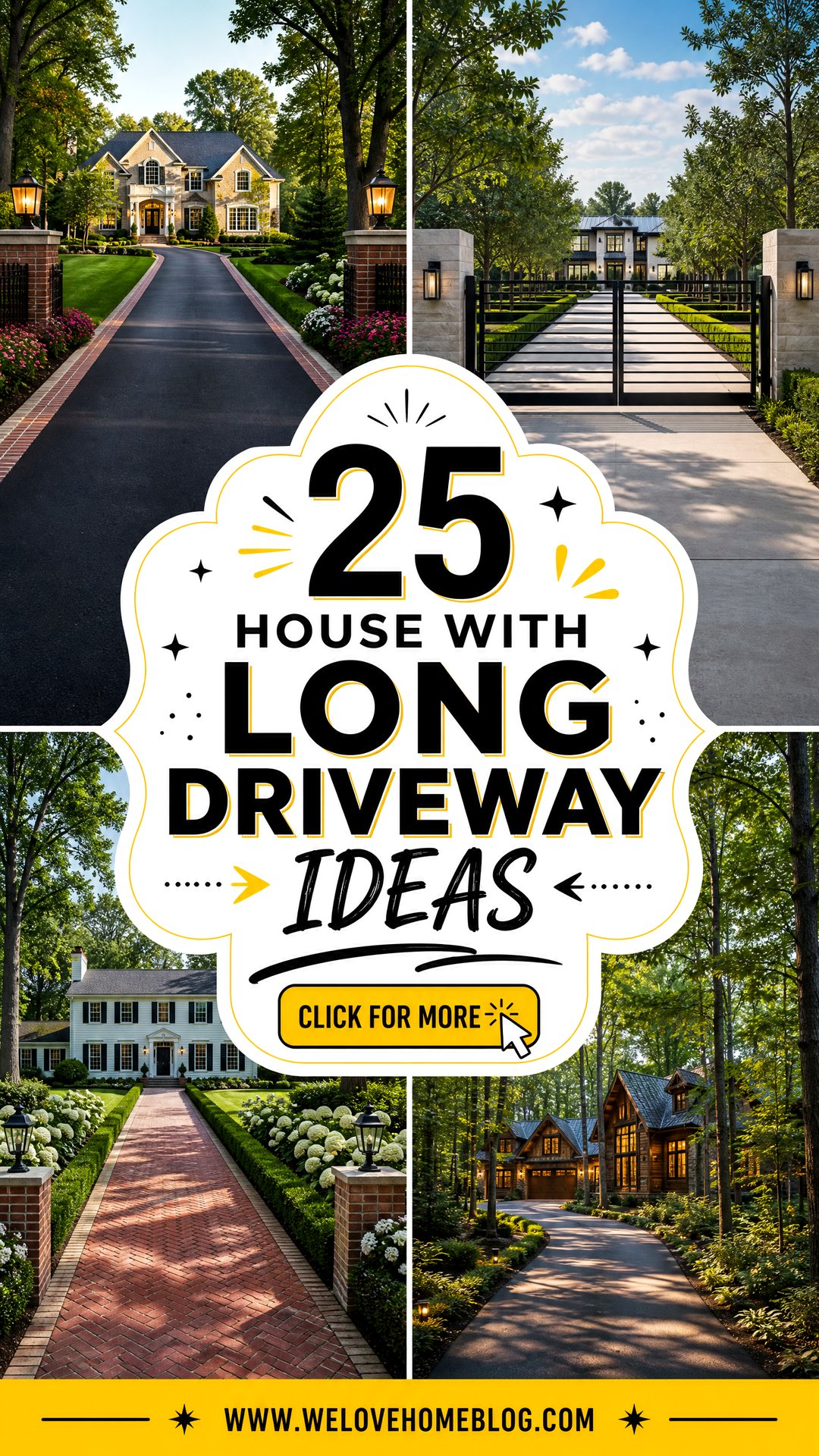 25 House With Long Driveway Ideas for Grand First Impressions - 25 House With Long Driveway Ideas for Grand First Impressions