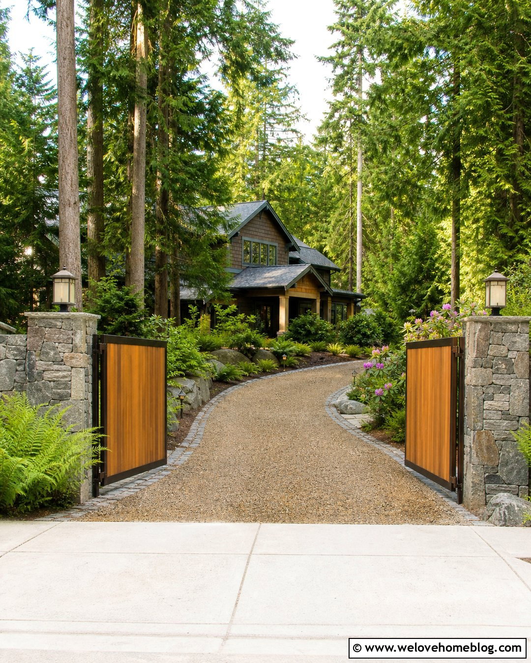 How To Build A Cedar Driveway Gate - 20 How To Make A Driveway Gate Ideas