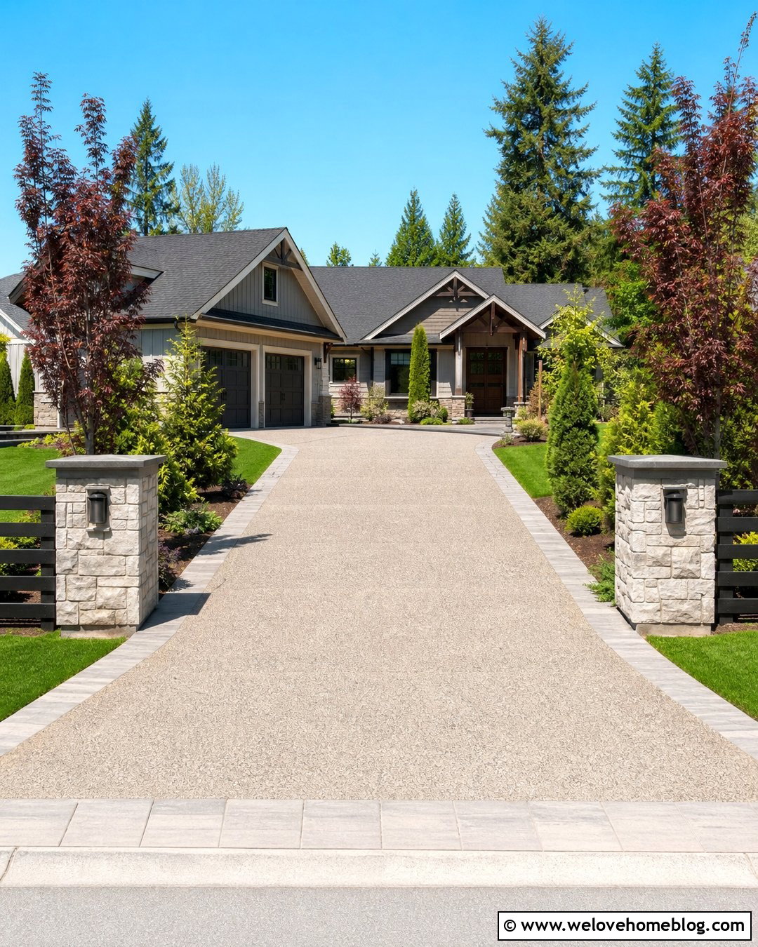 How To Build Driveway Pillars For A Future Gate - 20 How To Build Driveway Pillars Ideas