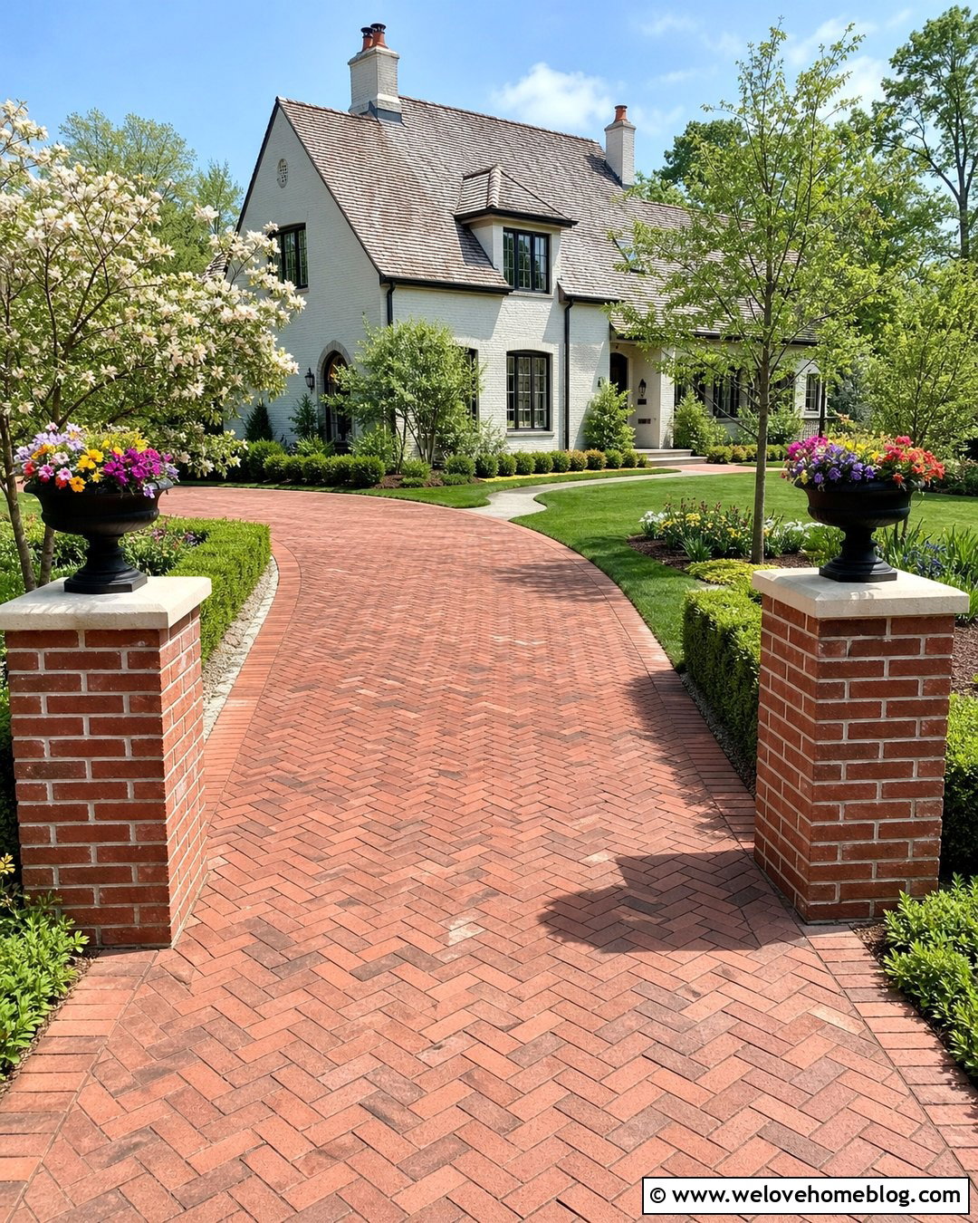 How To Build Driveway Pillars With Planters - 20 How To Build Driveway Pillars Ideas