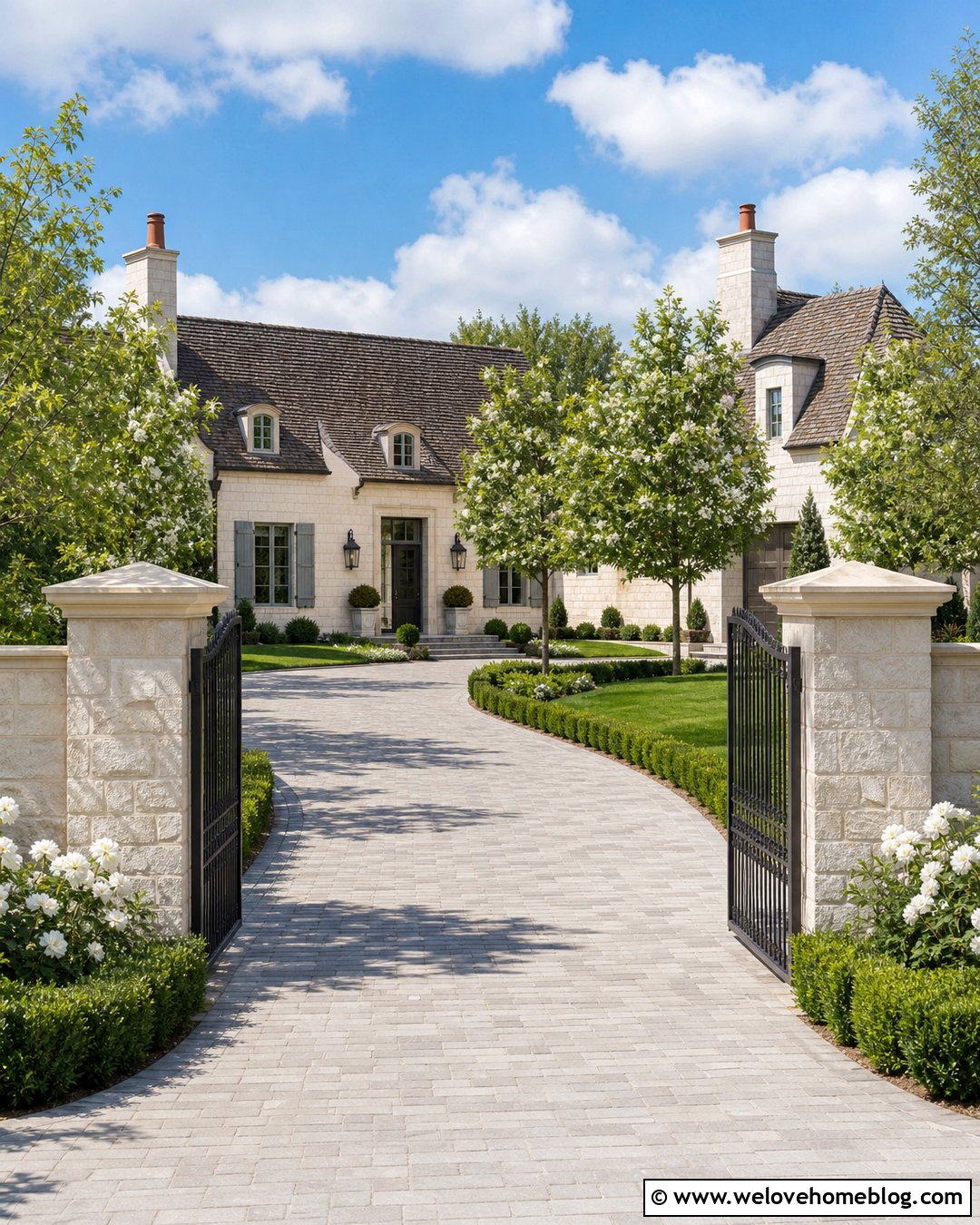 How To Build Limestone Driveway Pillars - 20 How To Build Driveway Pillars Ideas