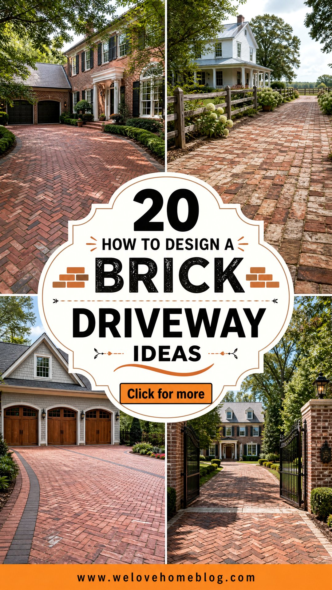 20 How To Design A Brick Driveway Ideas With Timeless Style - 20 How To Design A Brick Driveway Ideas With Timeless Style
