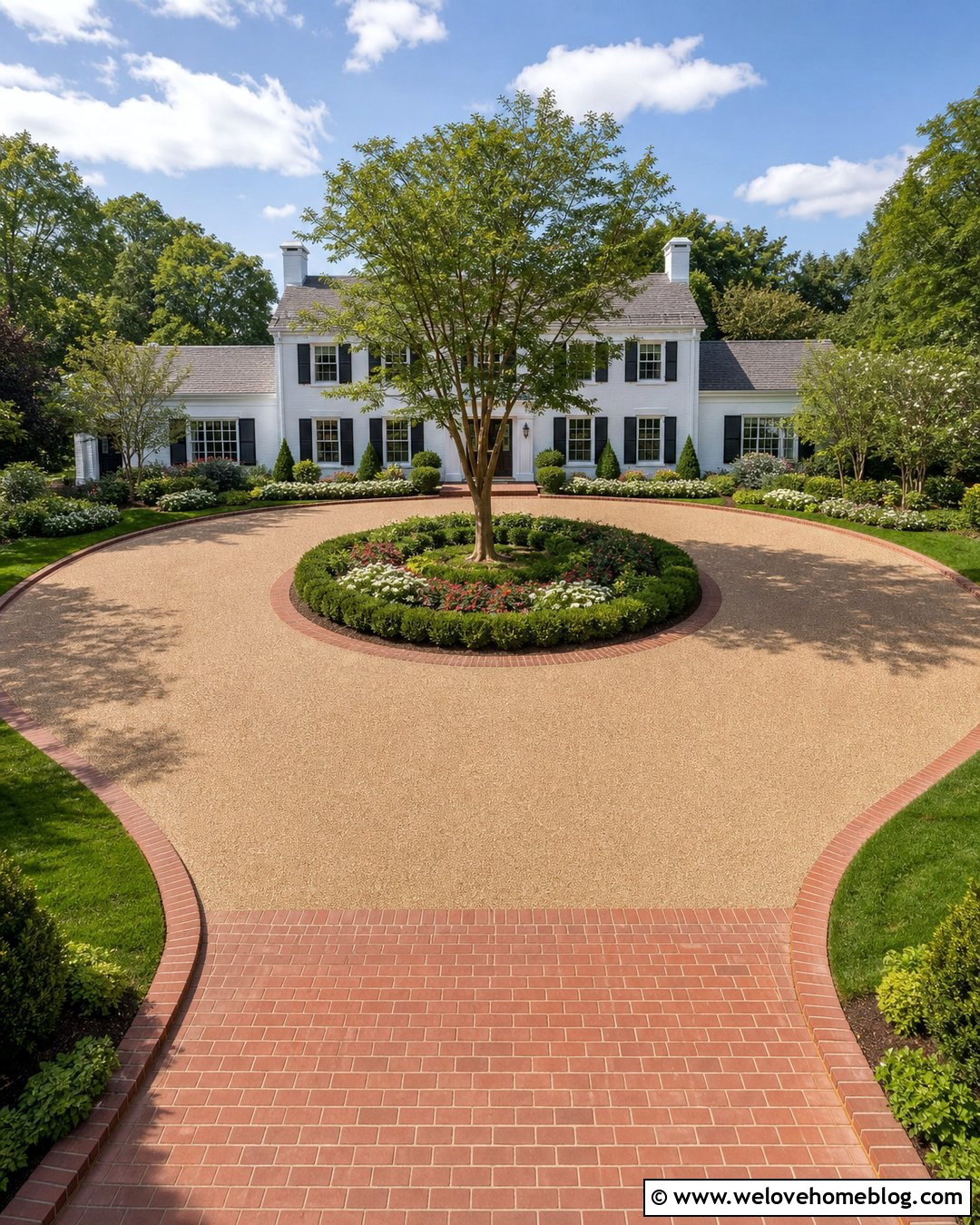 How To Edge A Circular Driveway With Brick - 20 How To Edge Driveway Ideas