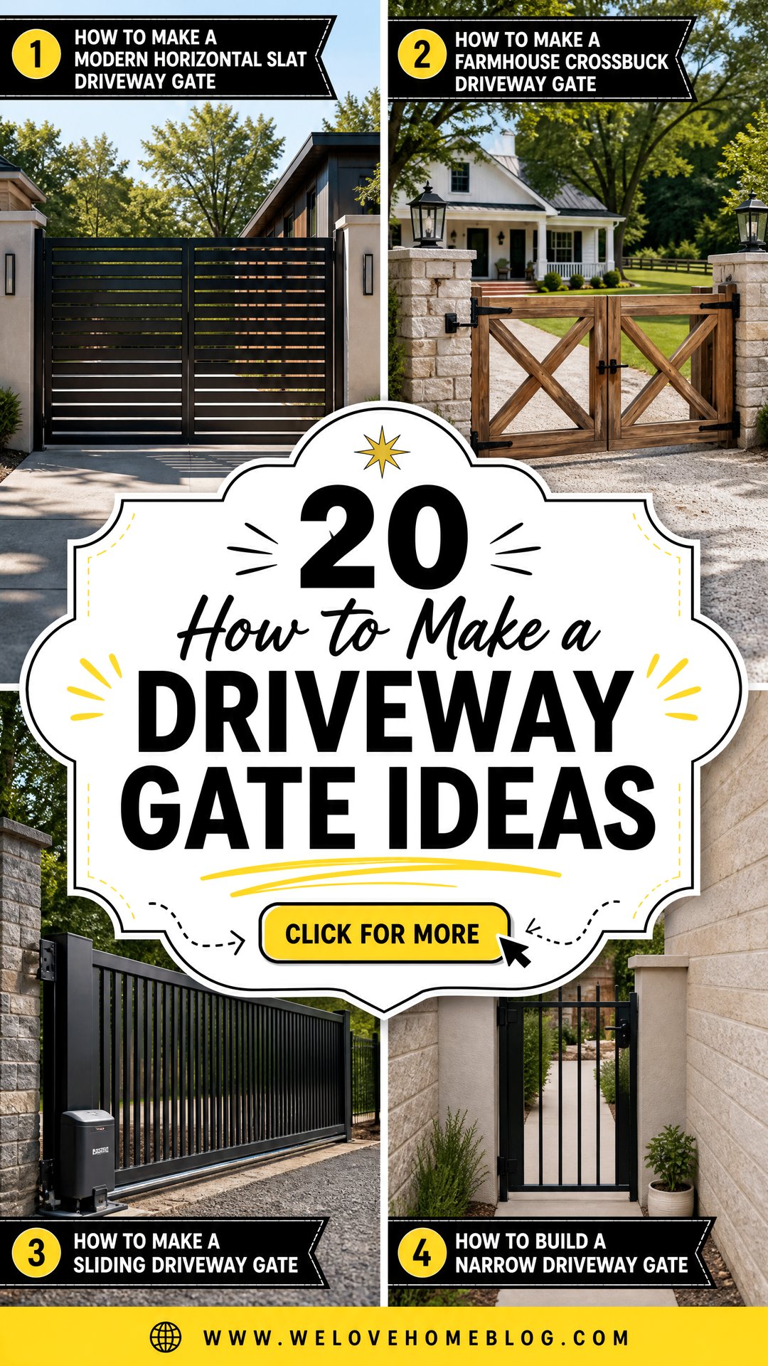 20 How to Make a Driveway Gate Ideas for a Stylish Entry - 20 How to Make a Driveway Gate Ideas for a Stylish Entry