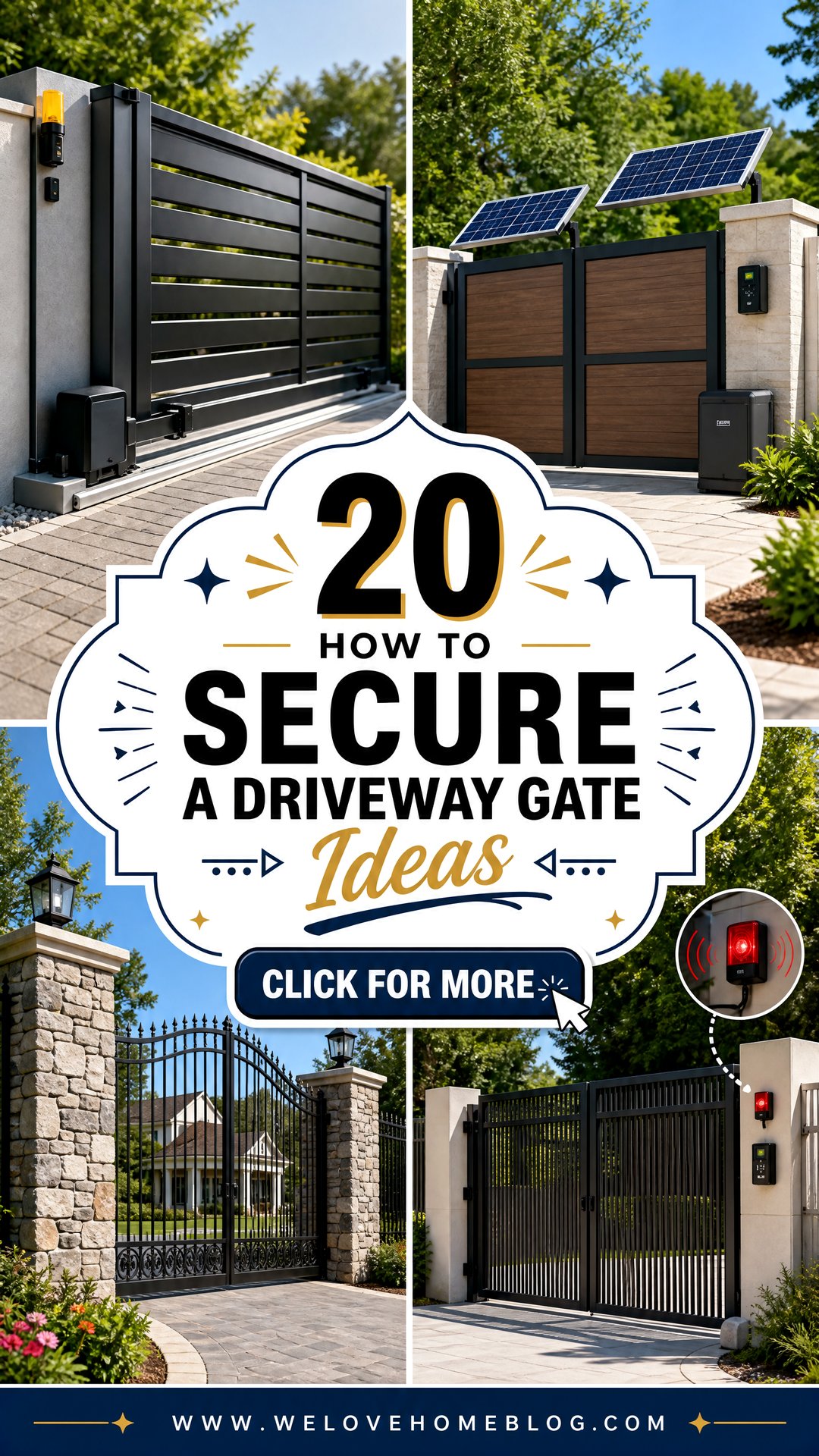 20 How to Secure a Driveway Gate Ideas for Peace of Mind - 20 How to Secure a Driveway Gate Ideas for Peace of Mind