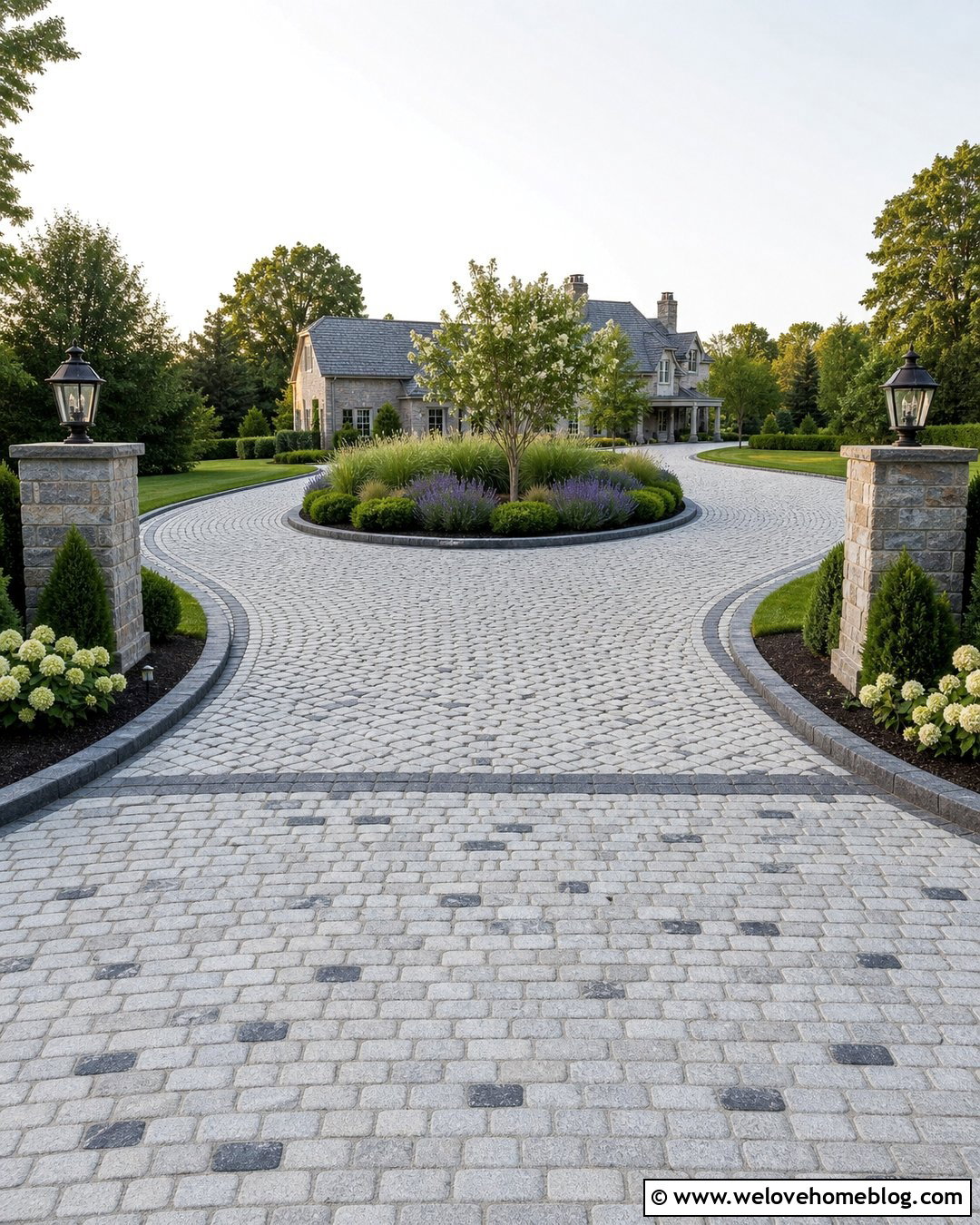 Impervious Granite Sett Driveway - 20 Impervious Driveway Ideas