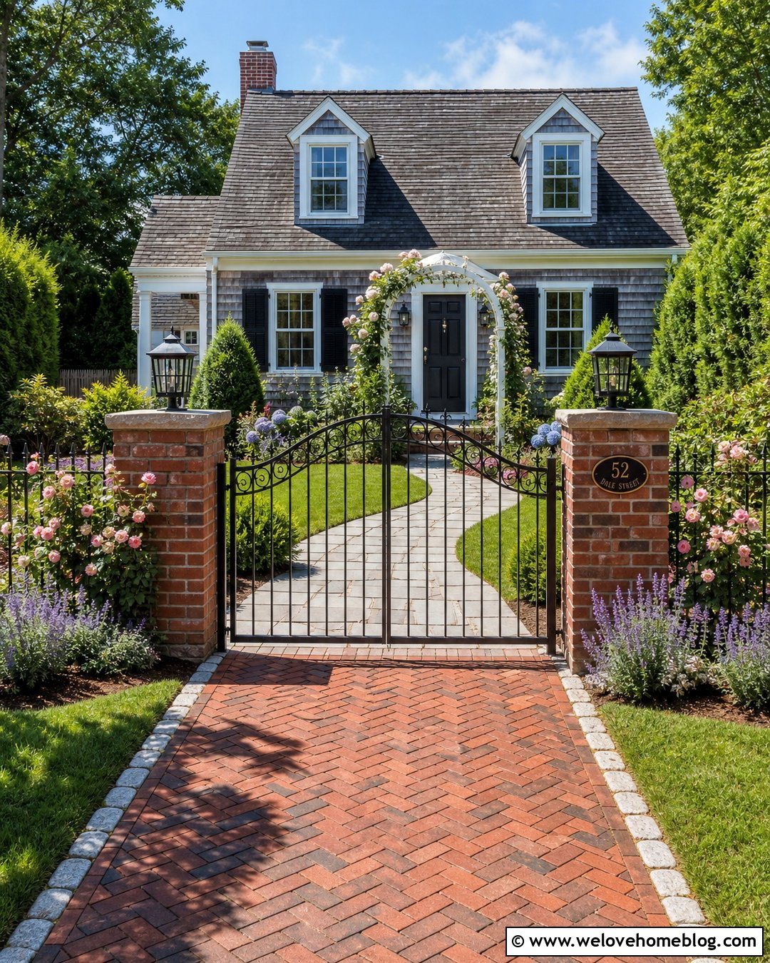 Iron Gate Cottage Driveway Entrance - 20 iron gates entrance driveways ideas