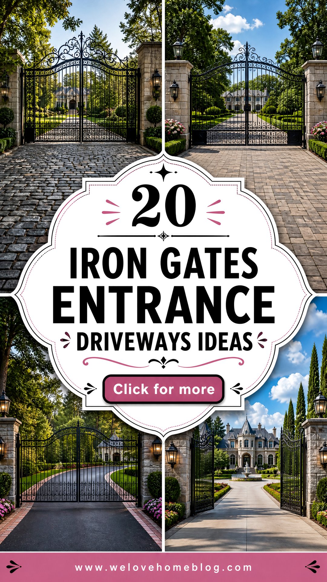 20 Iron Gates Entrance Driveways Ideas for Elegant Homes - 20 Iron Gates Entrance Driveways Ideas for Elegant Homes