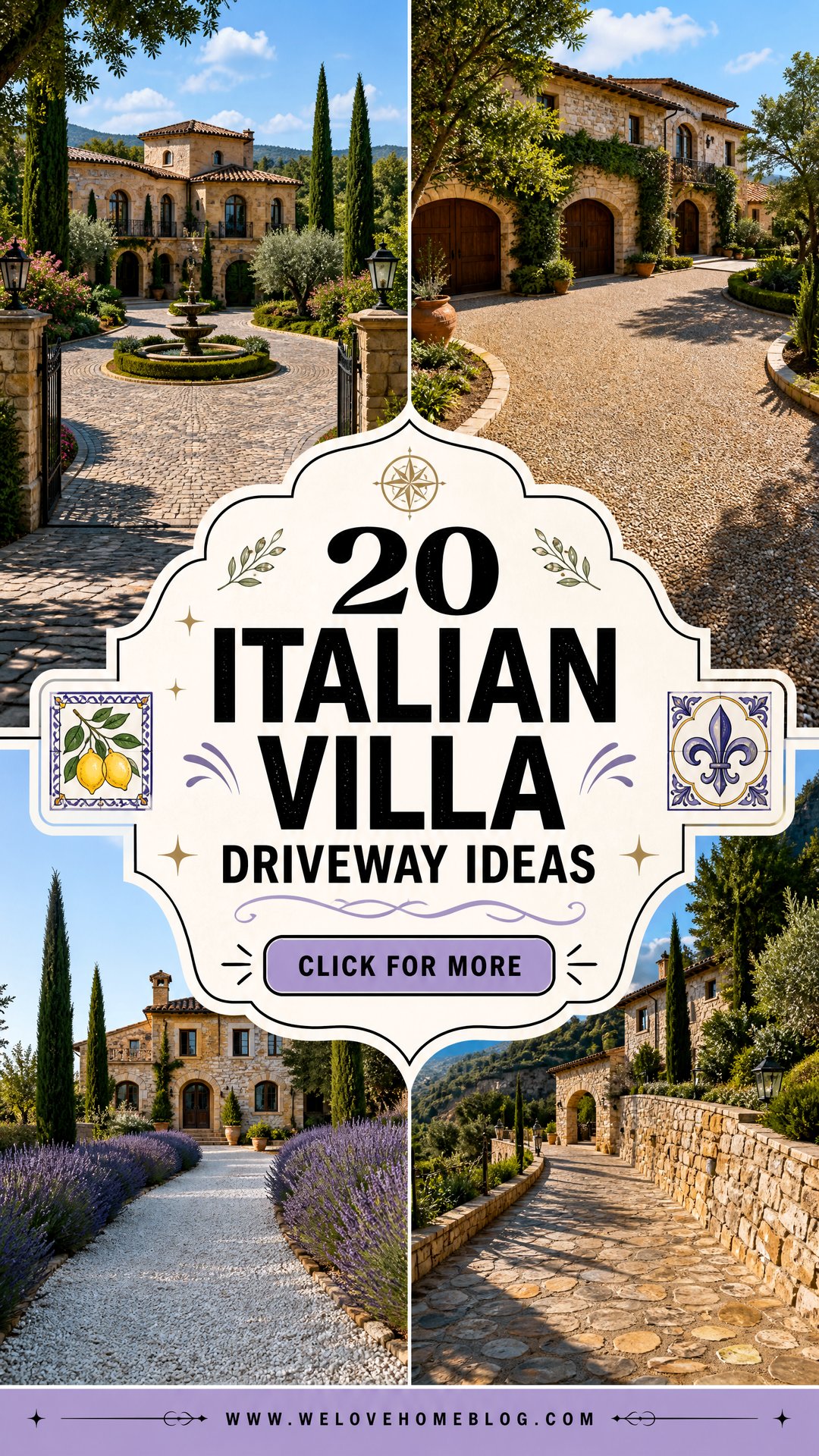 20 Italian Villa Driveway Ideas for Timeless Curb Appeal - 20 Italian Villa Driveway Ideas for Timeless Curb Appeal
