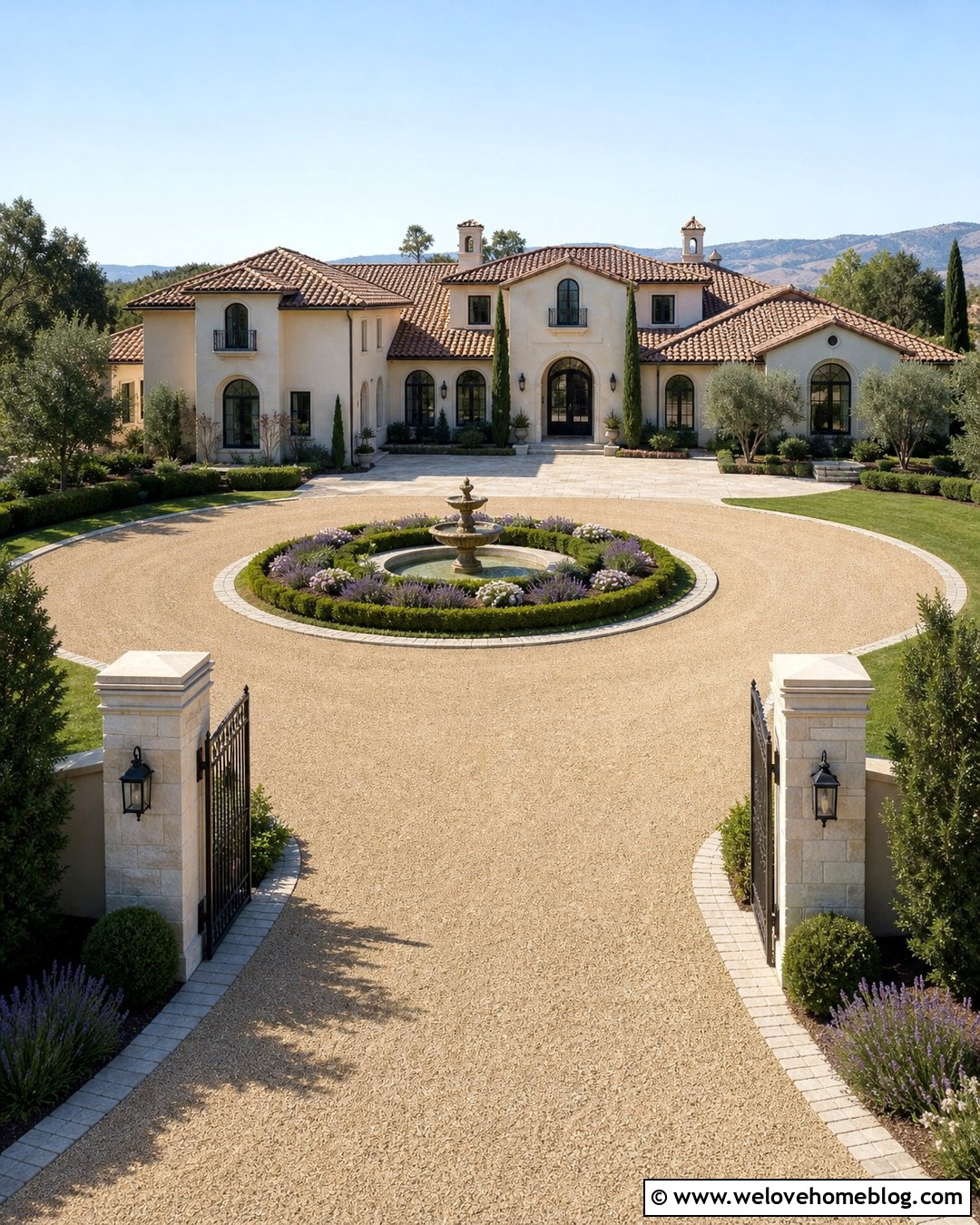 20 Italian Villa Driveway Ideas for Timeless Curb Appeal