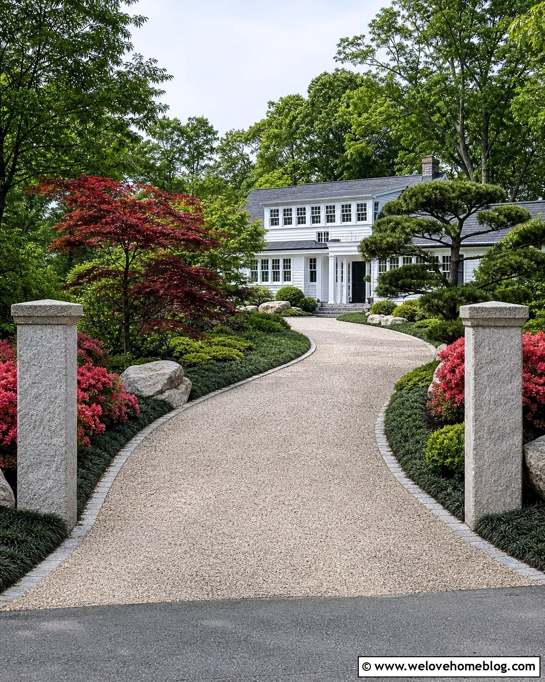 25 Japanese Driveway Ideas for Serene, Modern Curb Appeal