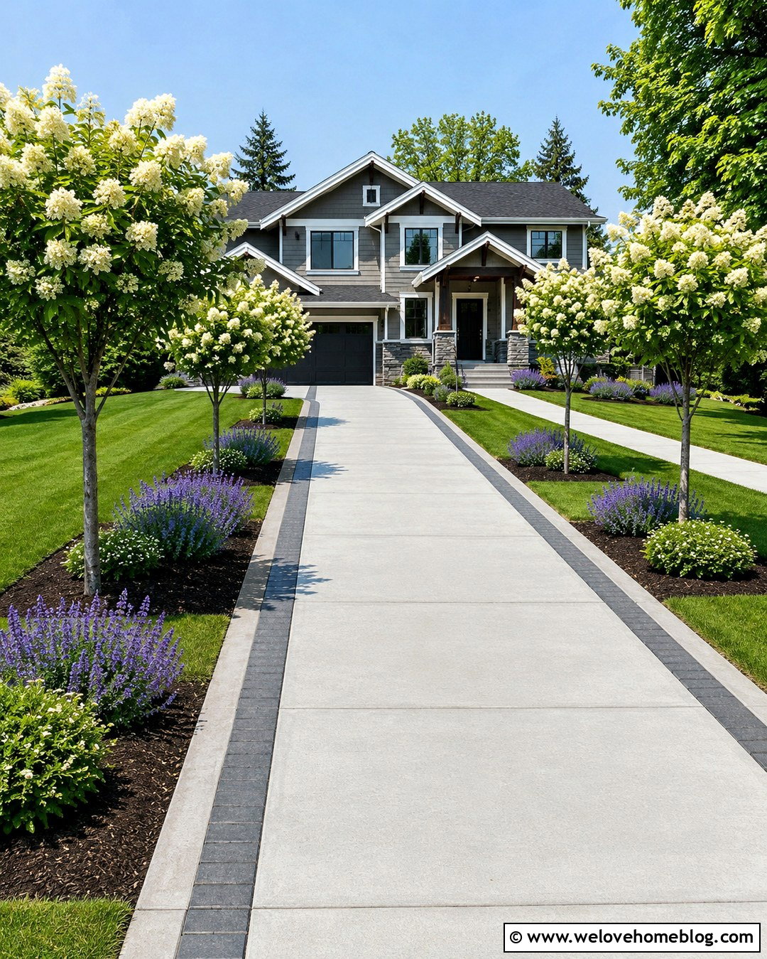 Japanese Tree Lilac Narrow Driveway - 25 trees to line driveway ideas