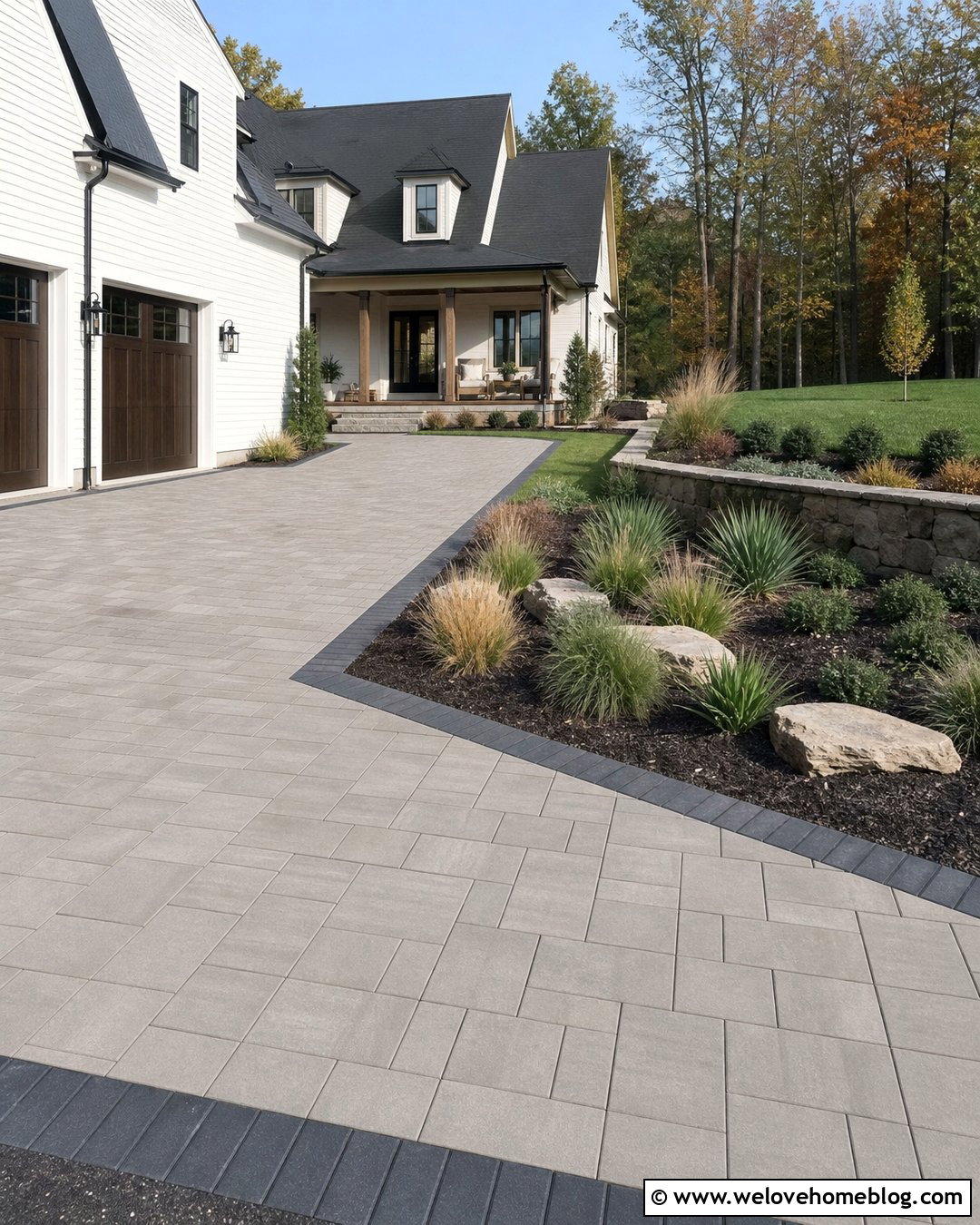 L Shaped Driveway Layout - 30 Driveway Design Layout Ideas