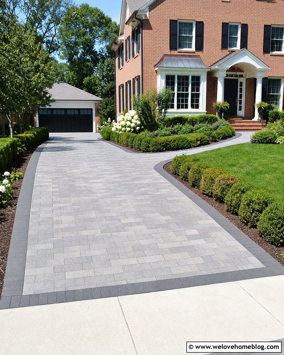 L Shaped Side Garage Driveway - 25 Side Garage Driveway Layout Ideas