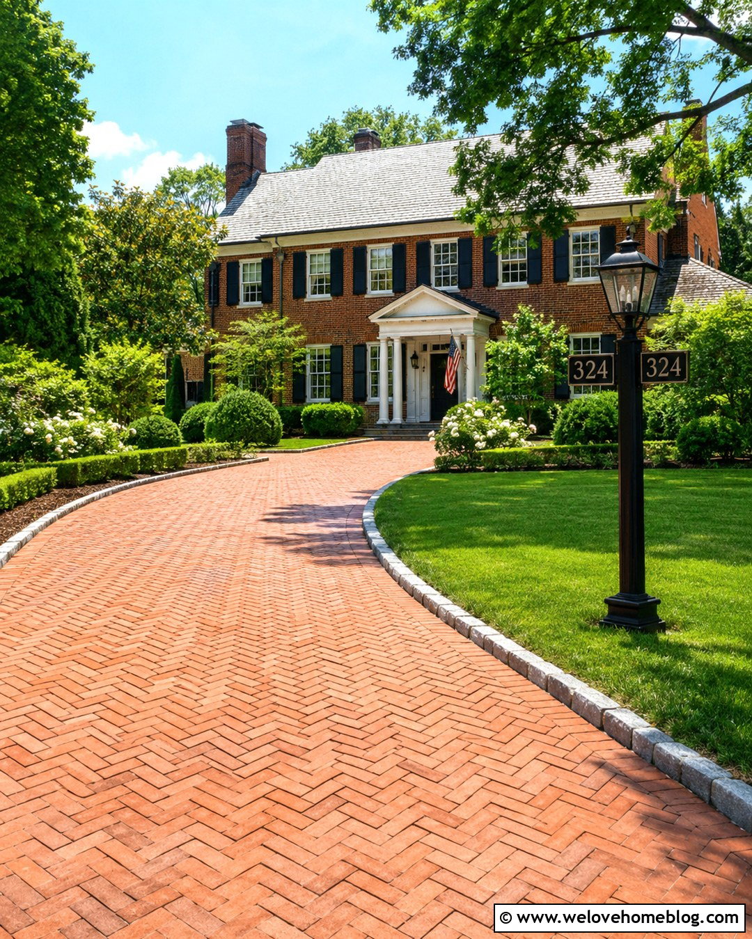 Lamp Post Driveway House Number Sign - 20 End Of Driveway House Number Ideas