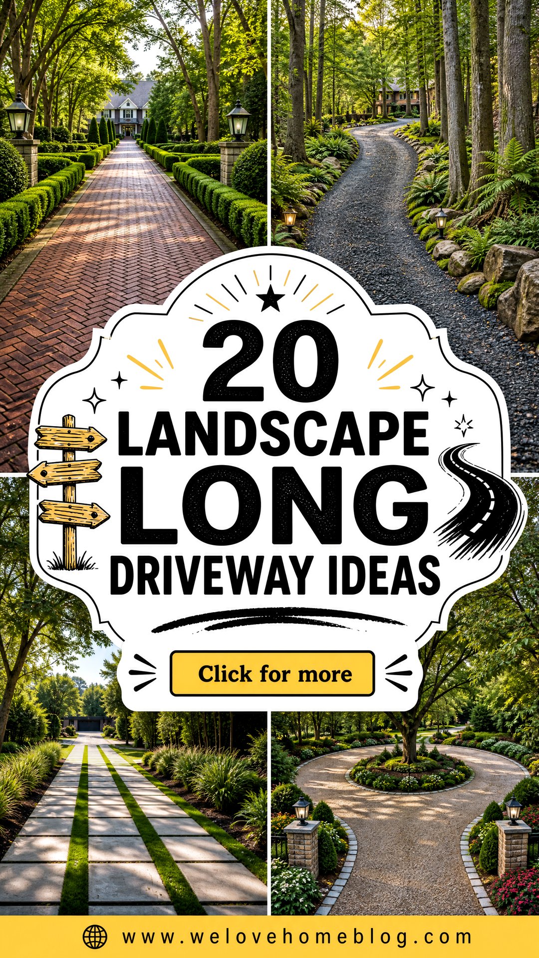 20 Landscape Long Driveway Ideas for a Truly Scenic Arrival - 20 Landscape Long Driveway Ideas for a Truly Scenic Arrival