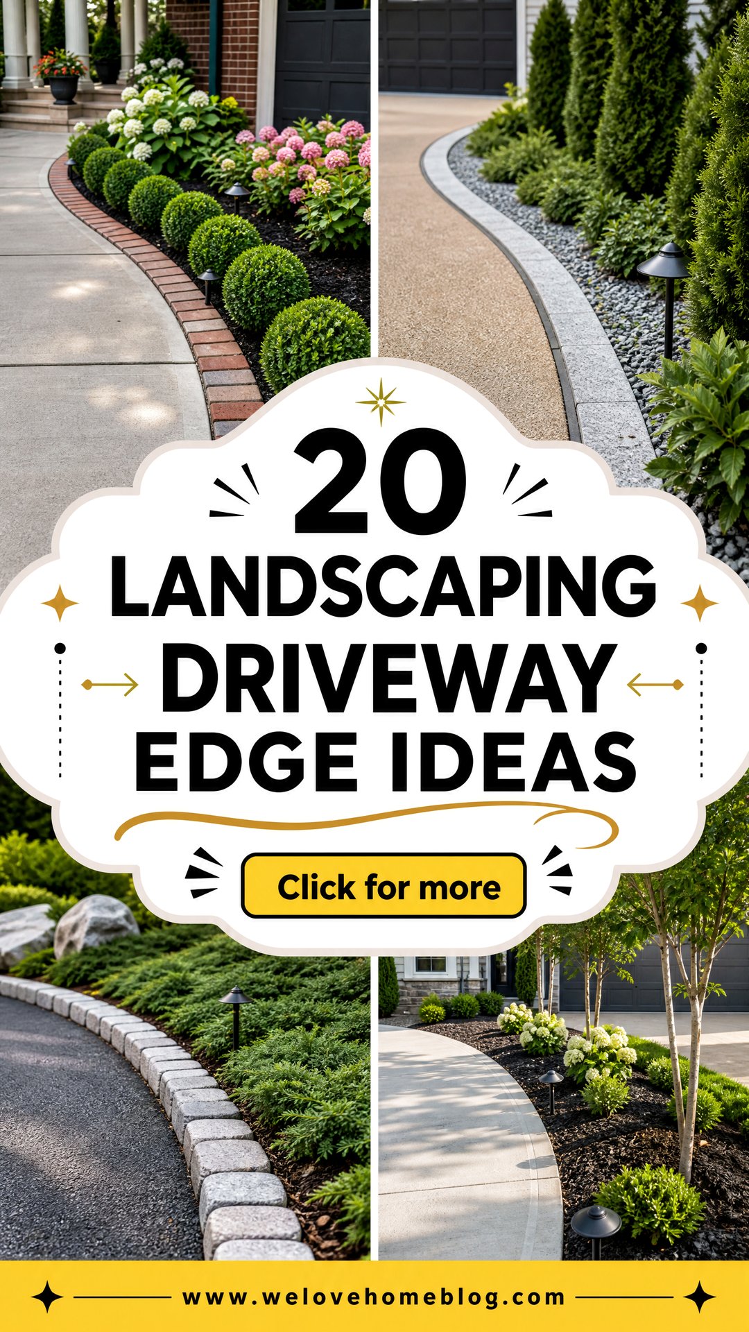 20 Landscaping Driveway Edge Ideas for Polished Curb Appeal - 20 Landscaping Driveway Edge Ideas for Polished Curb Appeal