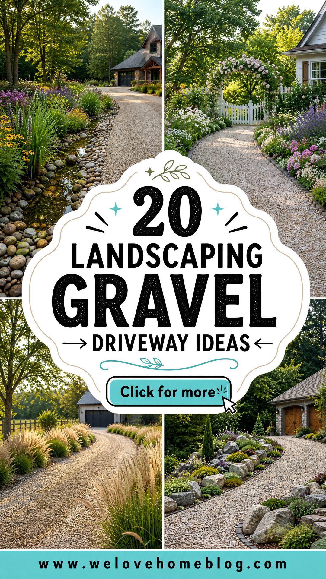 20 Landscaping Gravel Driveway Ideas for a Welcoming Entry - 20 Landscaping Gravel Driveway Ideas for a Welcoming Entry