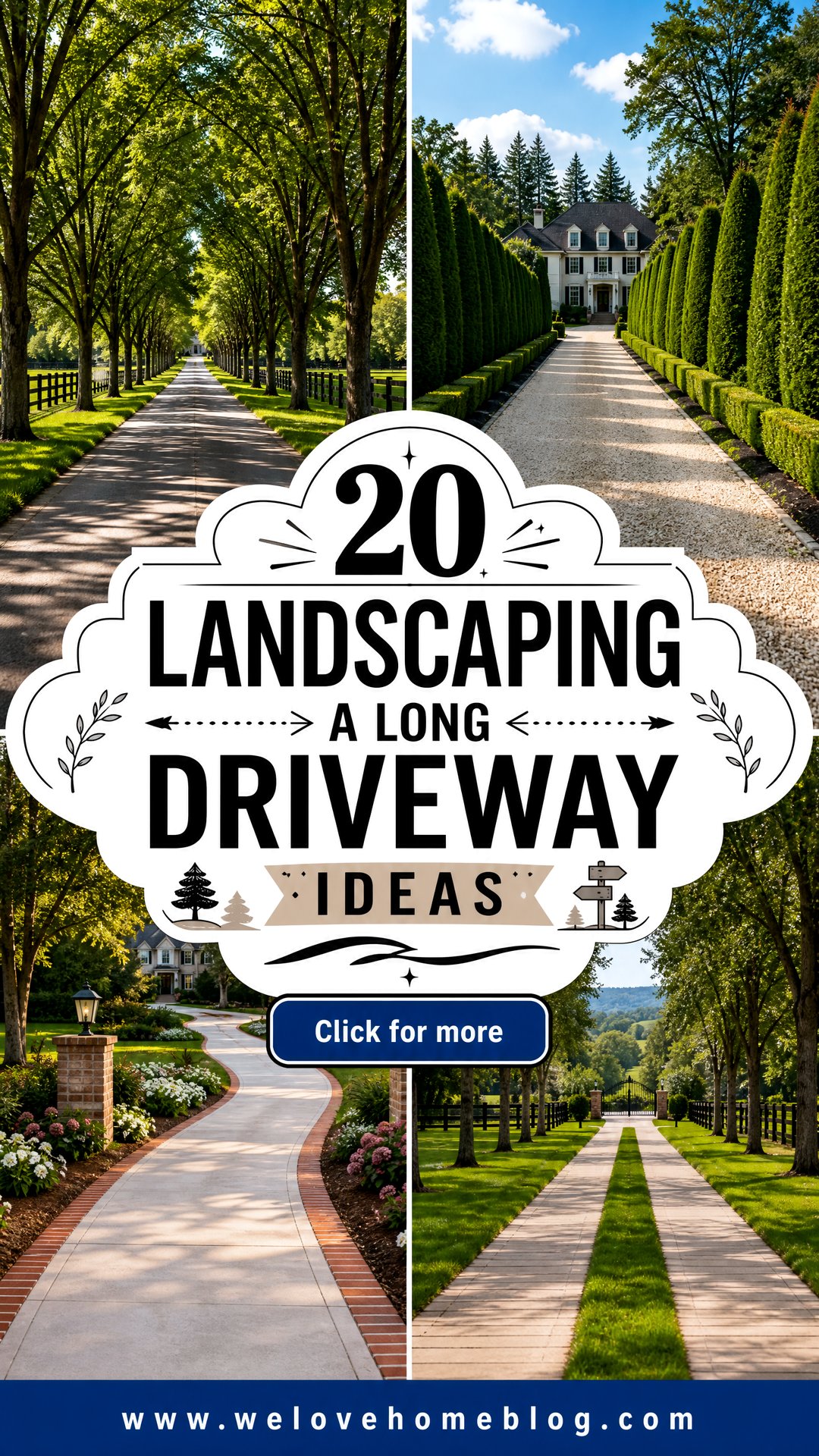 20 Landscaping a Long Driveway Ideas for a Scenic Arrival - 20 Landscaping a Long Driveway Ideas for a Scenic Arrival