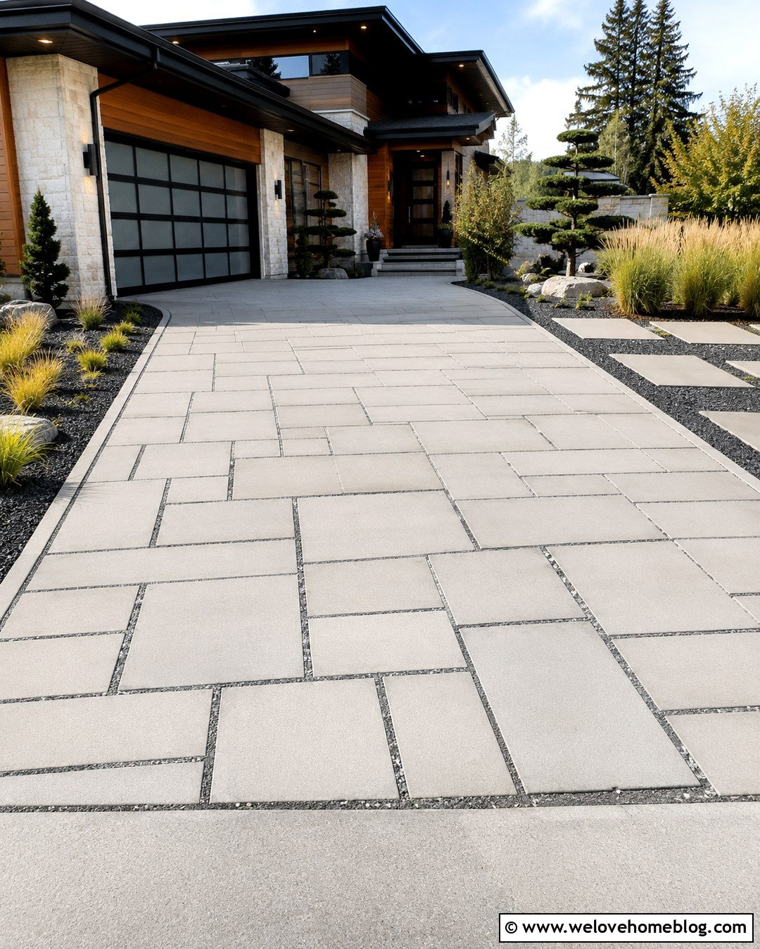 20 Pave Driveway Ideas for a Clean, Modern Home Entrance