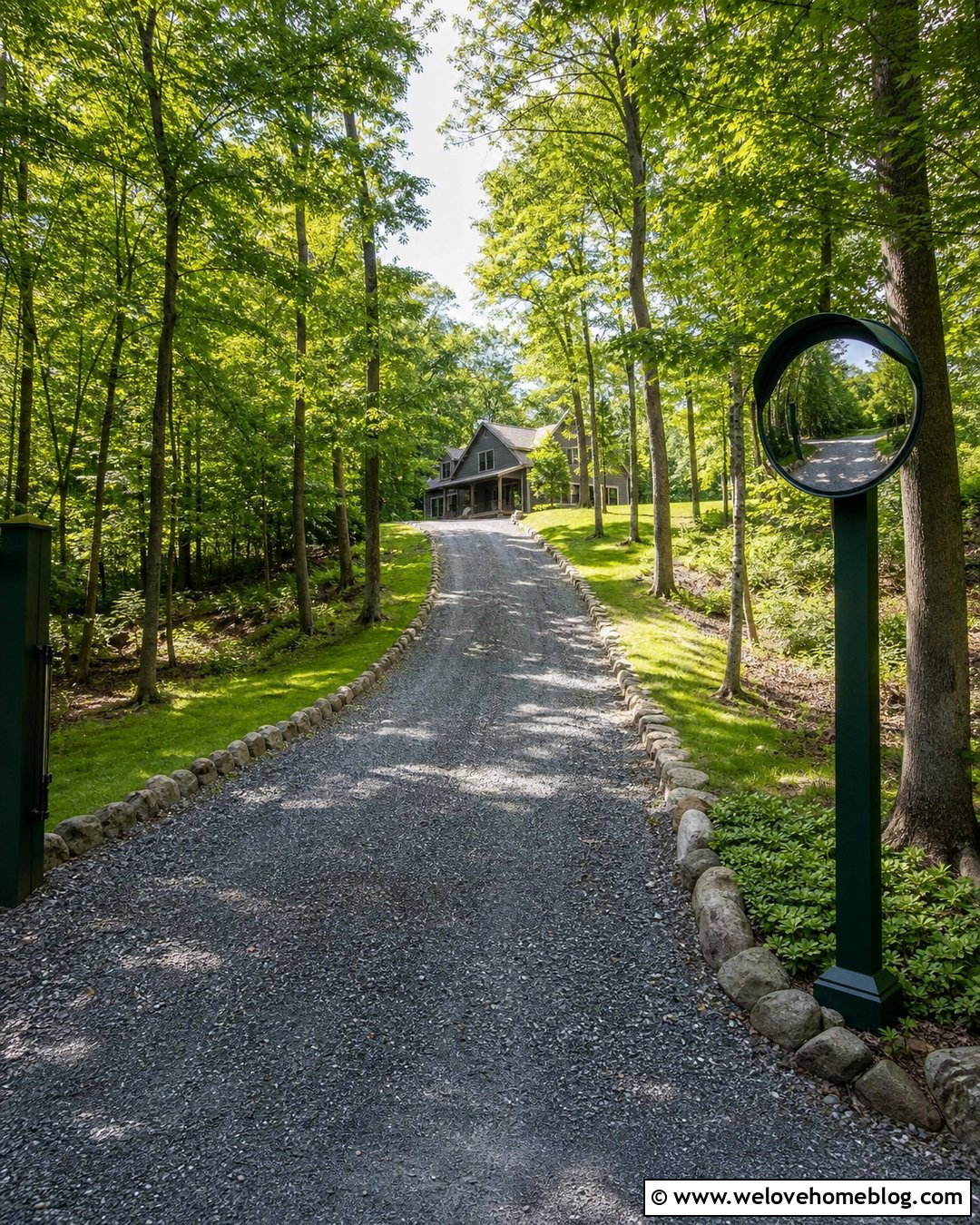 Large Driveway Mirror For A Blind Road - 20 driveway mirror ideas
