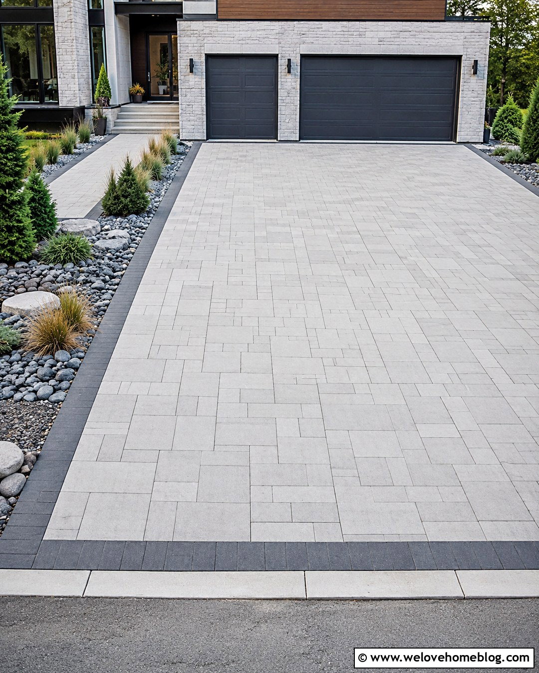 Large Format Interlock Driveway - 20 Interlock Driveway Designs Ideas