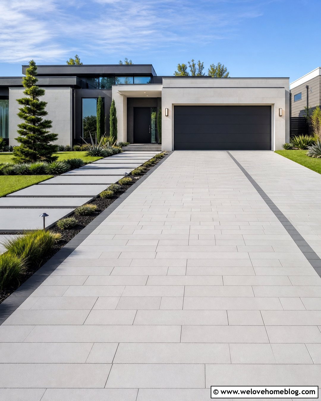 Large Format Paver Driveway - 25 Driveway Paving Stones Ideas