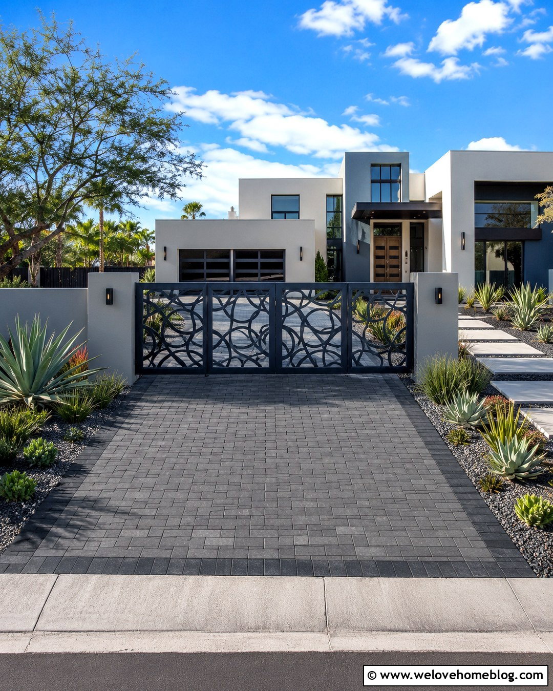Laser Cut Folding Driveway Gate - 20 folding gates driveway ideas