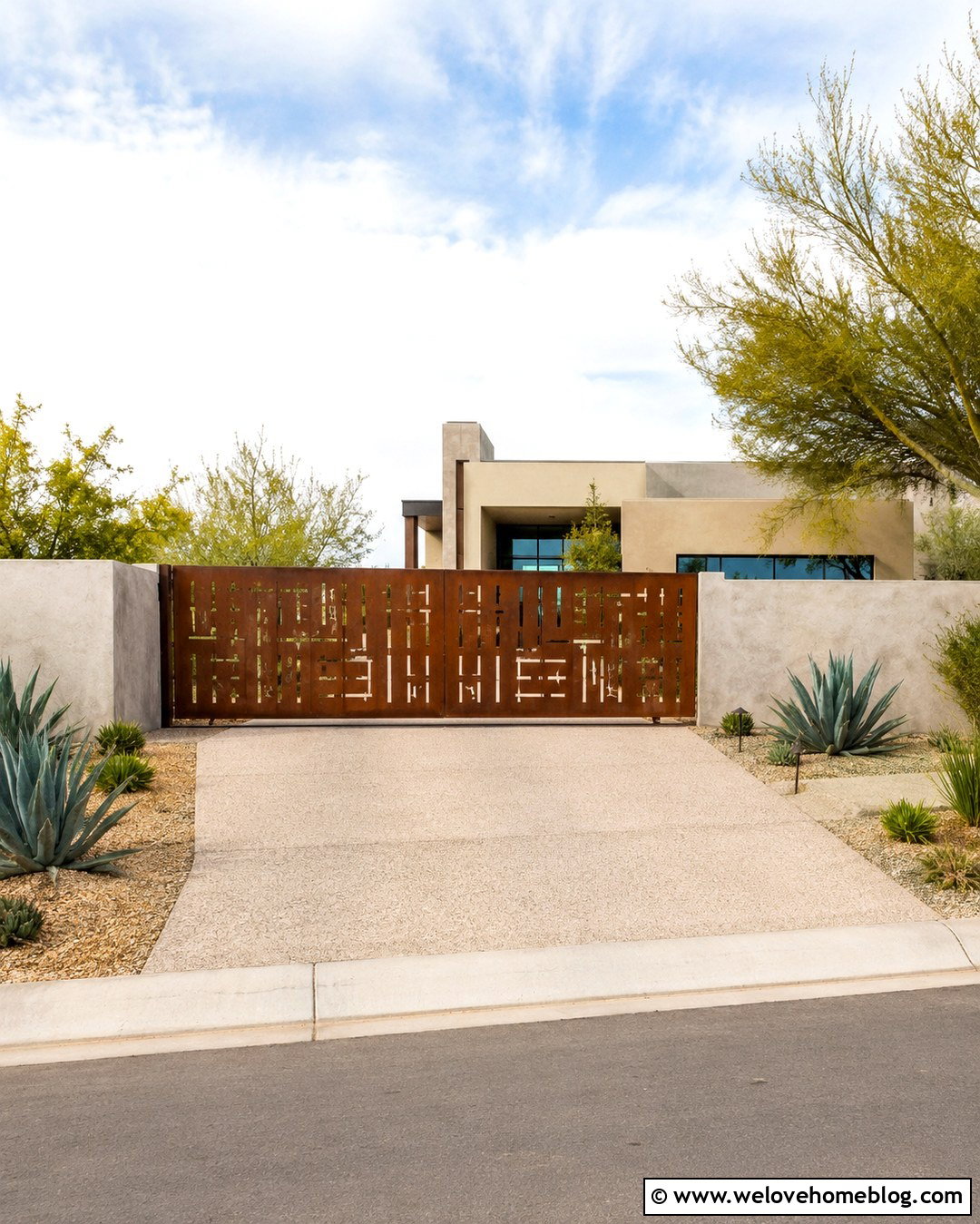 Laser Cut Metal Driveway Gate - 20 Installation Of Metal Driveway Gates Ideas