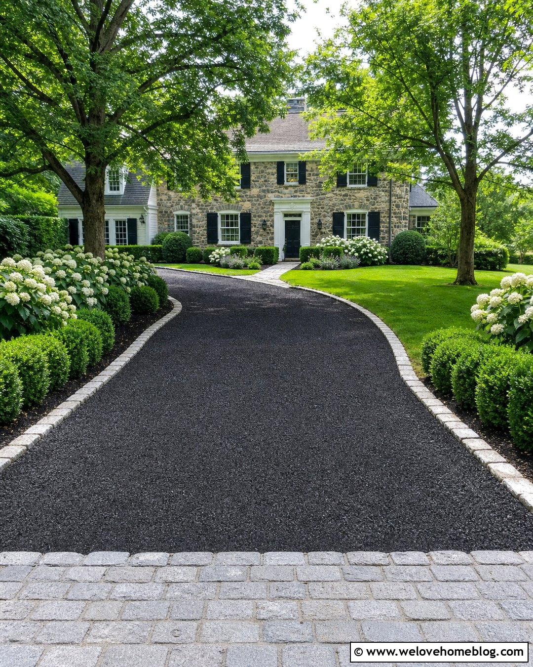 Lava Rock Driveway With Cobblestone Edging - 20 lava rock driveway ideas