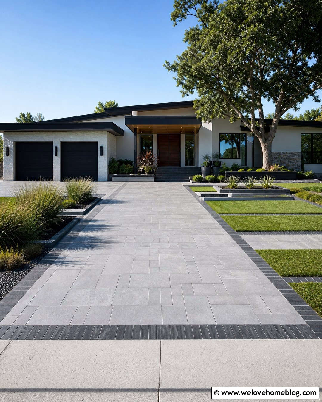 20 Stamped Concrete Driveway With Brick Border Ideas to Try