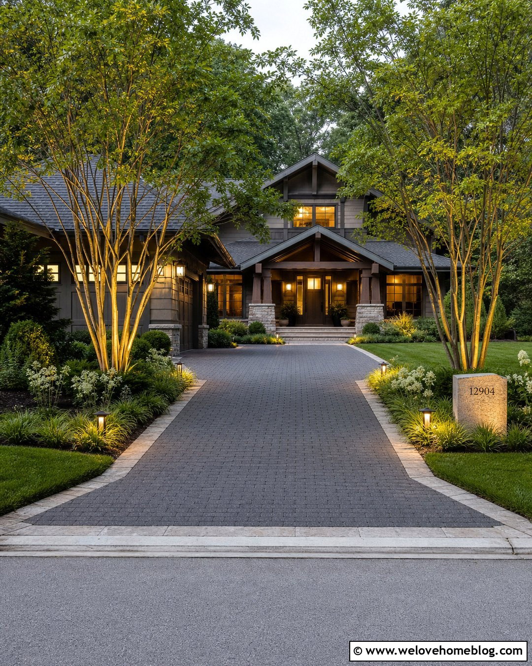 25 Tree Driveway Entrance Ideas for a Naturally Grand Welcome