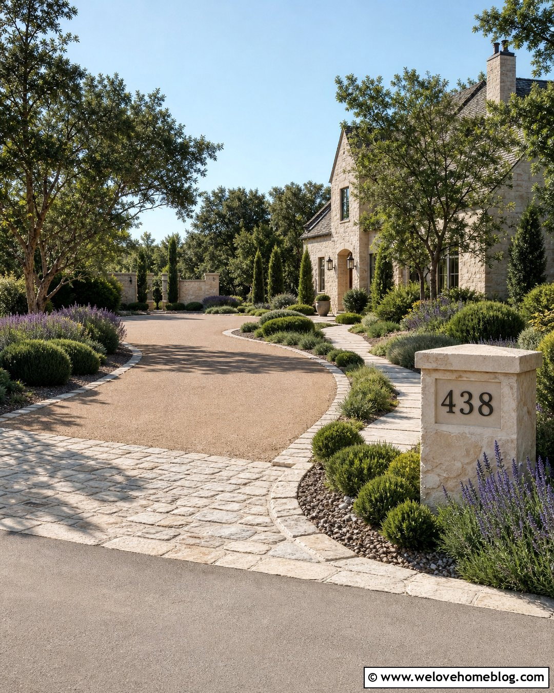Limestone Driveway Address Marker - 45 driveway address sign ideas