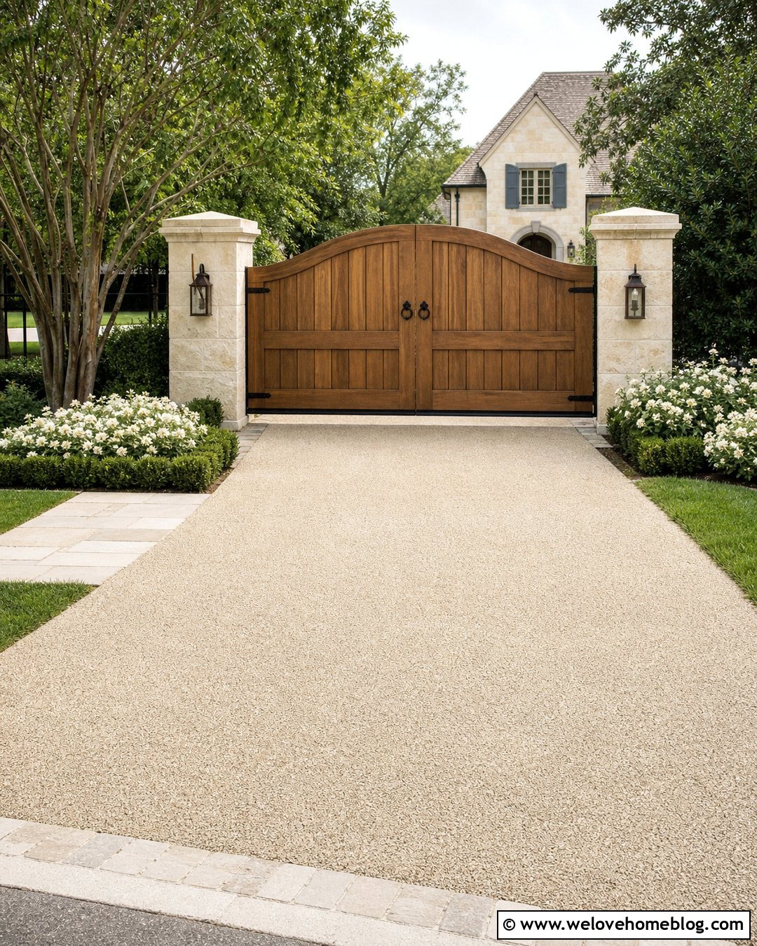 20 Driveway Gate Pillars Ideas for a Grand First Impression