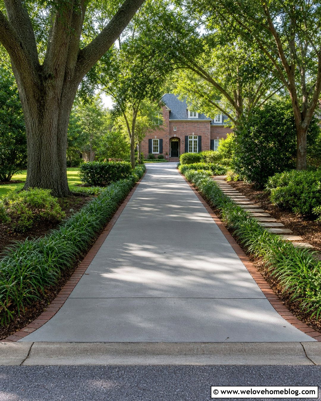 Liriope Driveway Edging - 20 driveway edging plants ideas