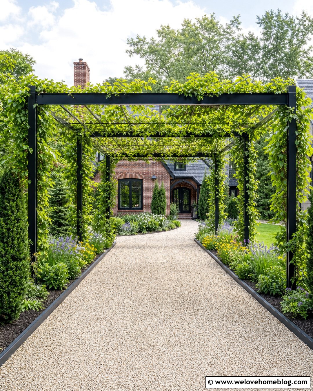 Living Green Driveway Canopy - 25 driveway canopy ideas