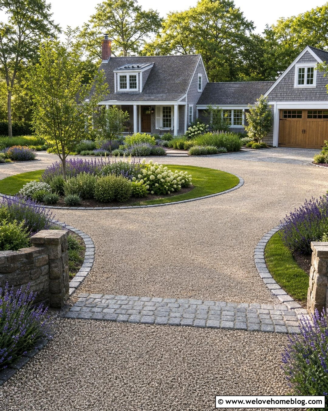 Local Pea Gravel Driveway - 20 Eco Friendly Driveway Ideas