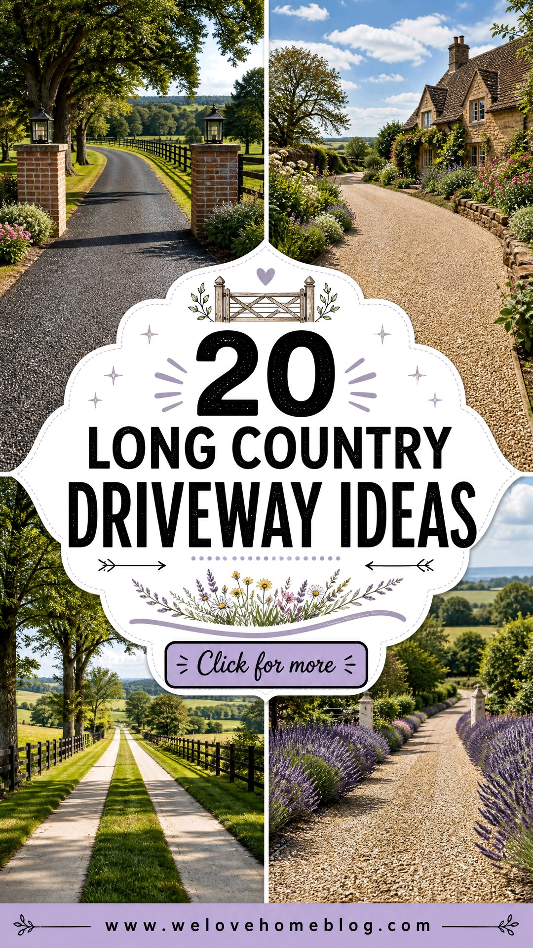 20 Long Country Driveway Ideas for a Charming Rural Welcome - 20 Long Country Driveway Ideas for a Charming Rural Welcome