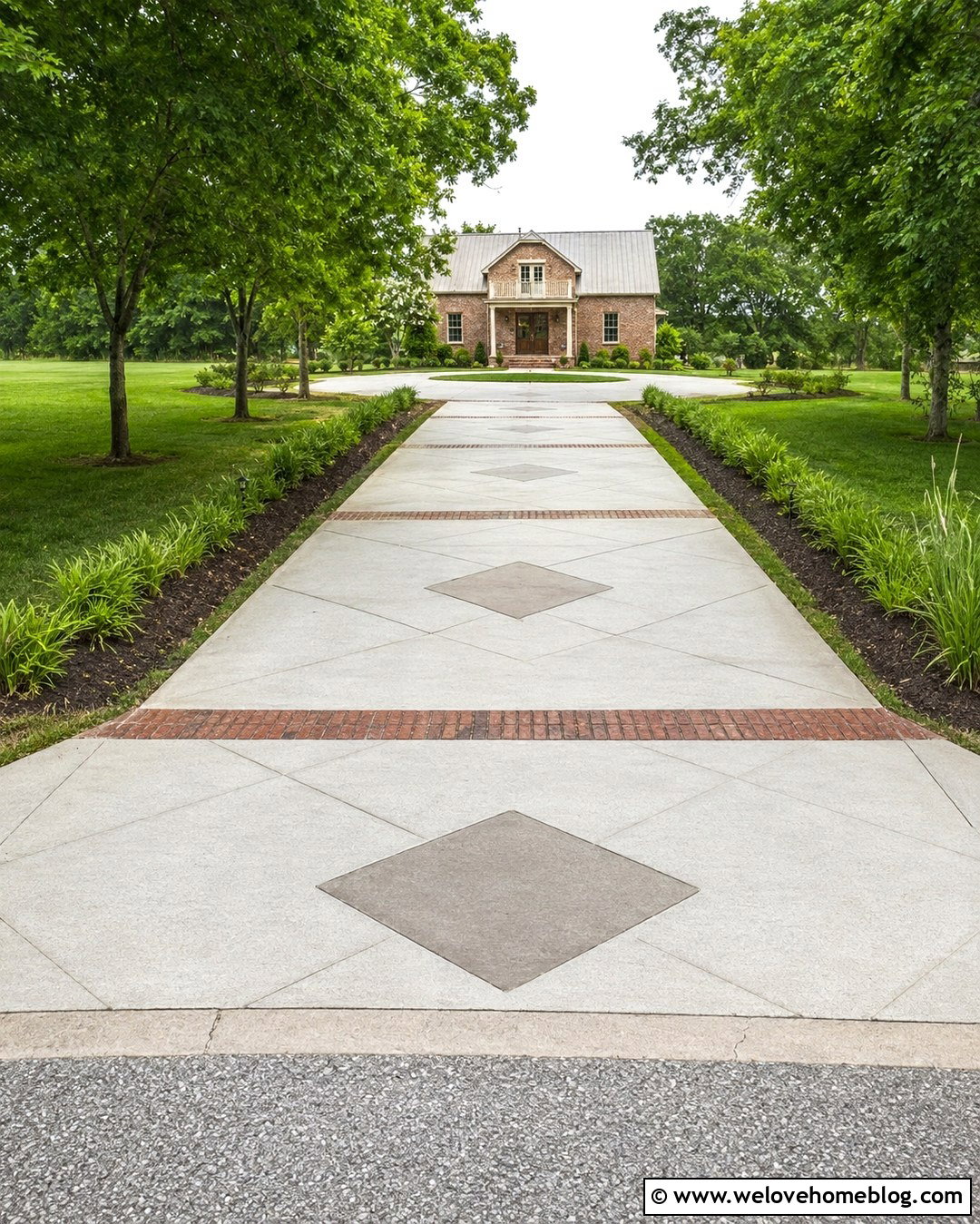 Long Diamond Driveway - 20 Diamond Driveway Ideas