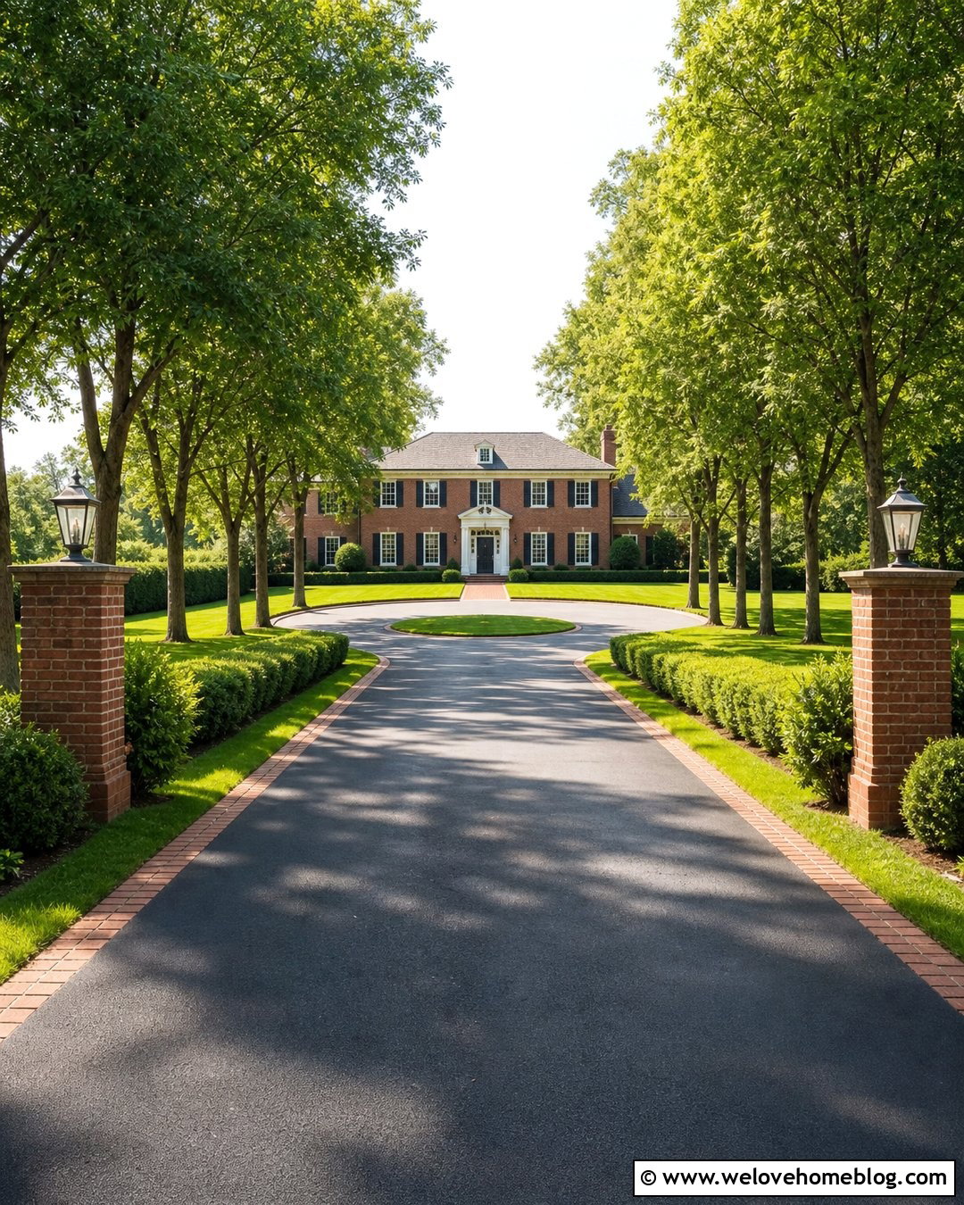 Long Driveway For A Colonial House - 45 long driveway ideas
