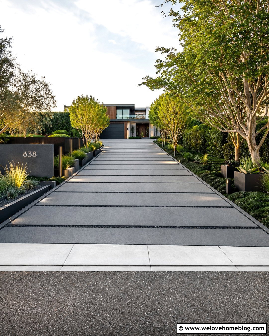 Long Driveway For A Modern House - 45 long driveway ideas