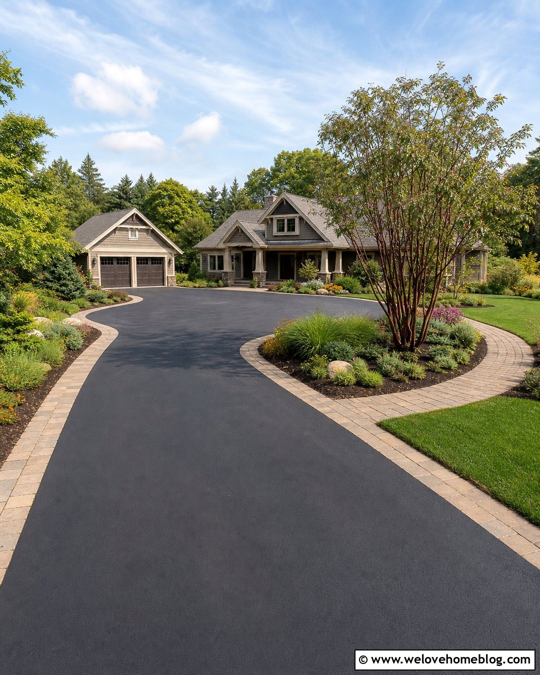 Long Driveway With A Landscaped Turnaround - 20 landscape long driveway ideas