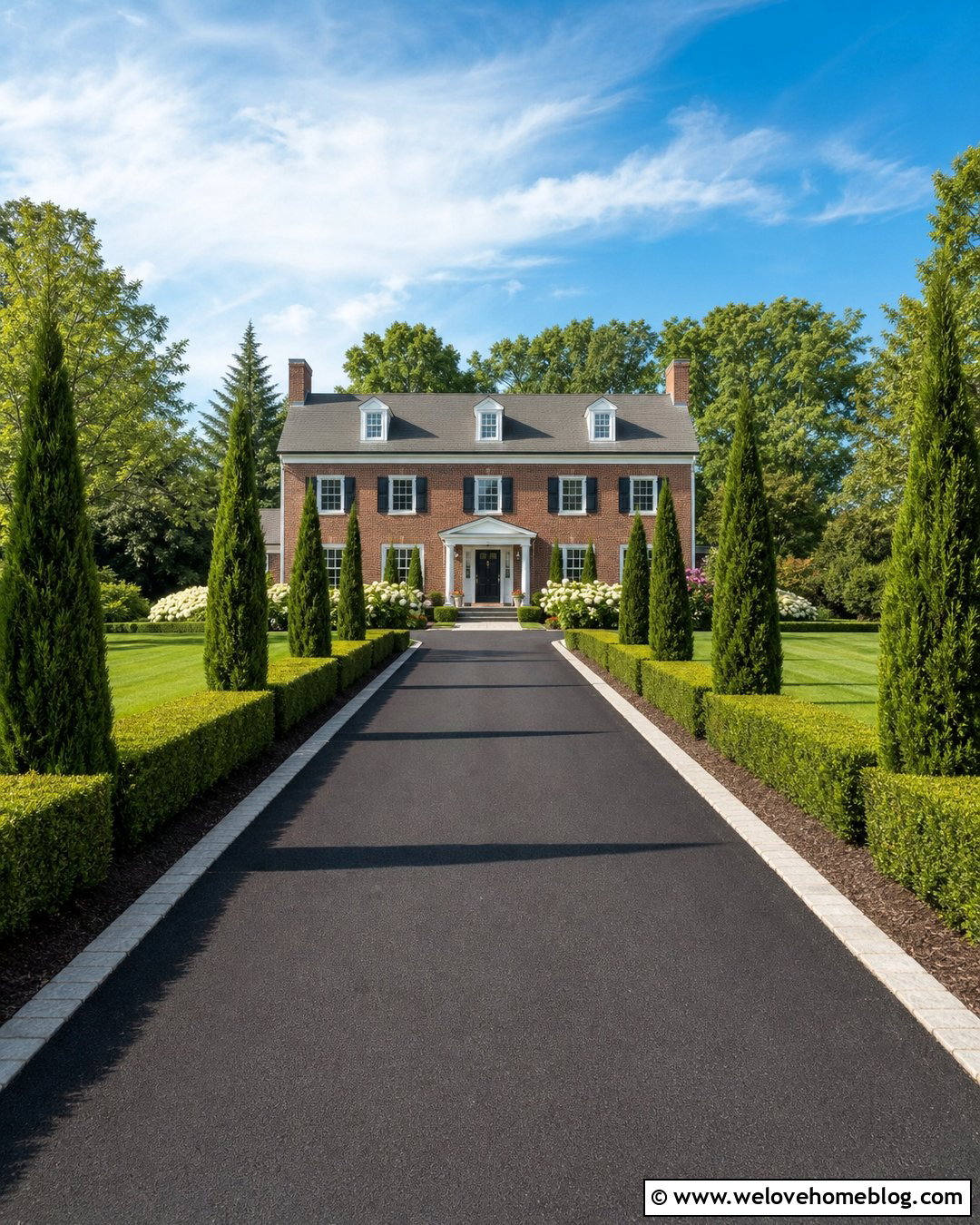 20 Landscaping a Long Driveway Ideas for a Scenic Arrival