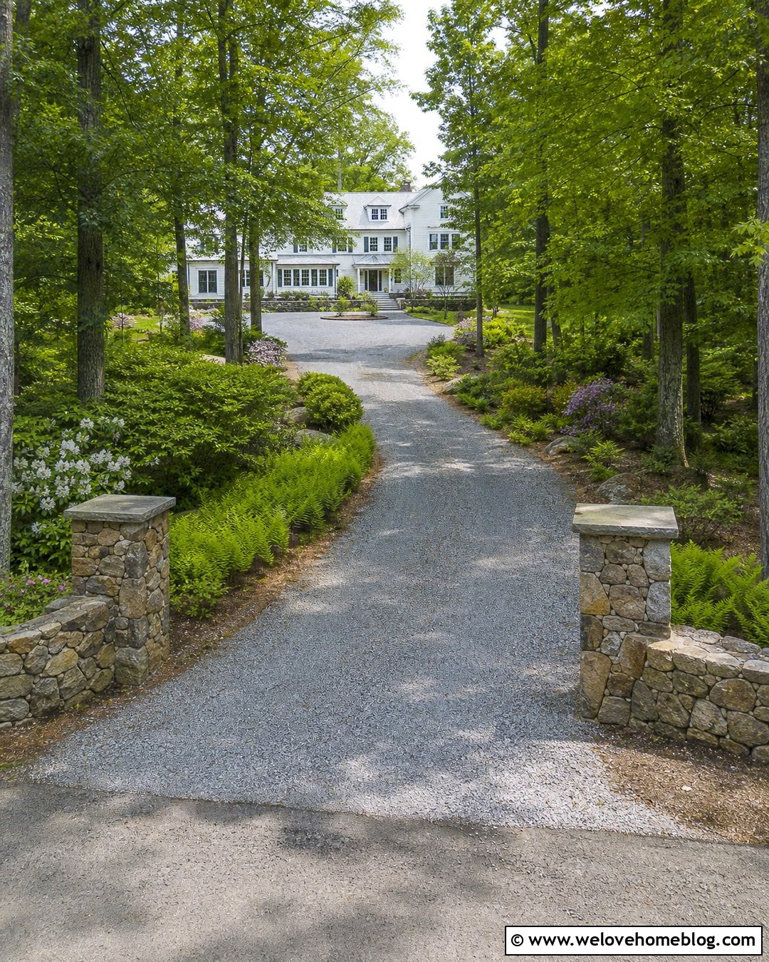 25 Long Driveway to a Big White House Ideas for a Grand Arrival