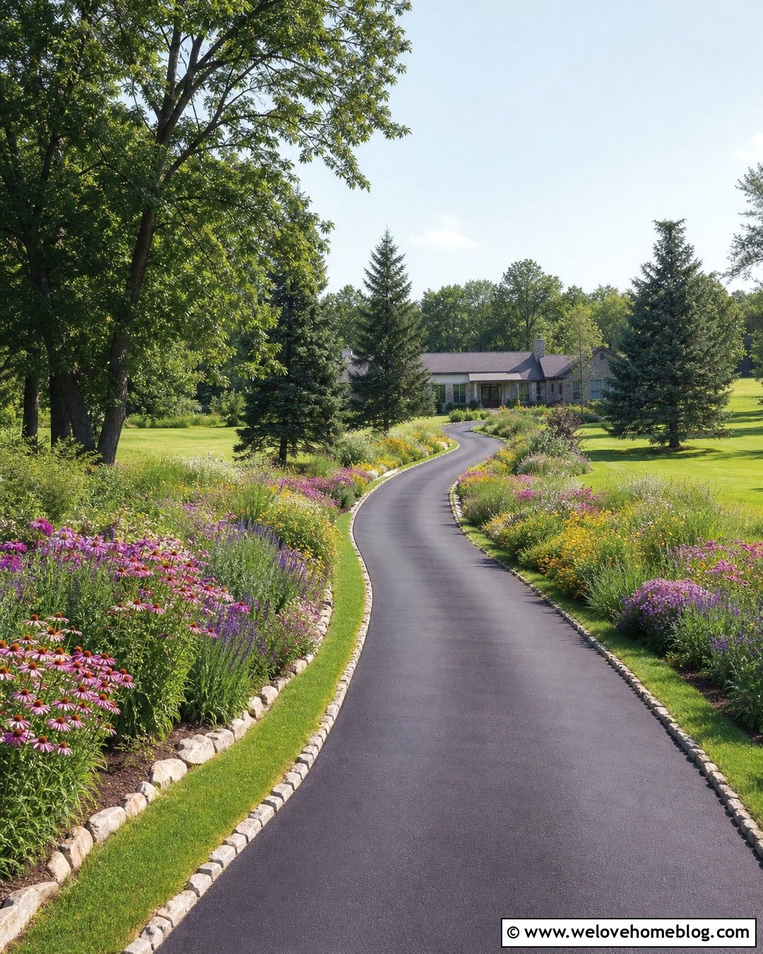 25 Flower Driveway Ideas for a Colorful, Welcoming Entry