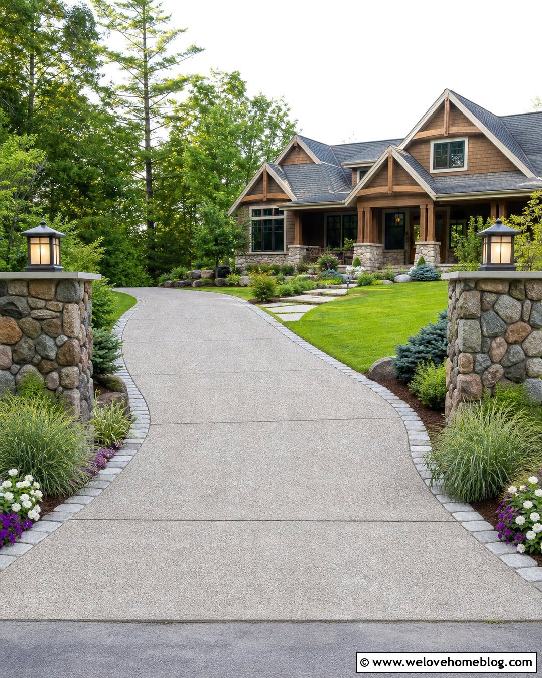 25 Long Driveway Aesthetic Ideas for a Picture-Perfect Home