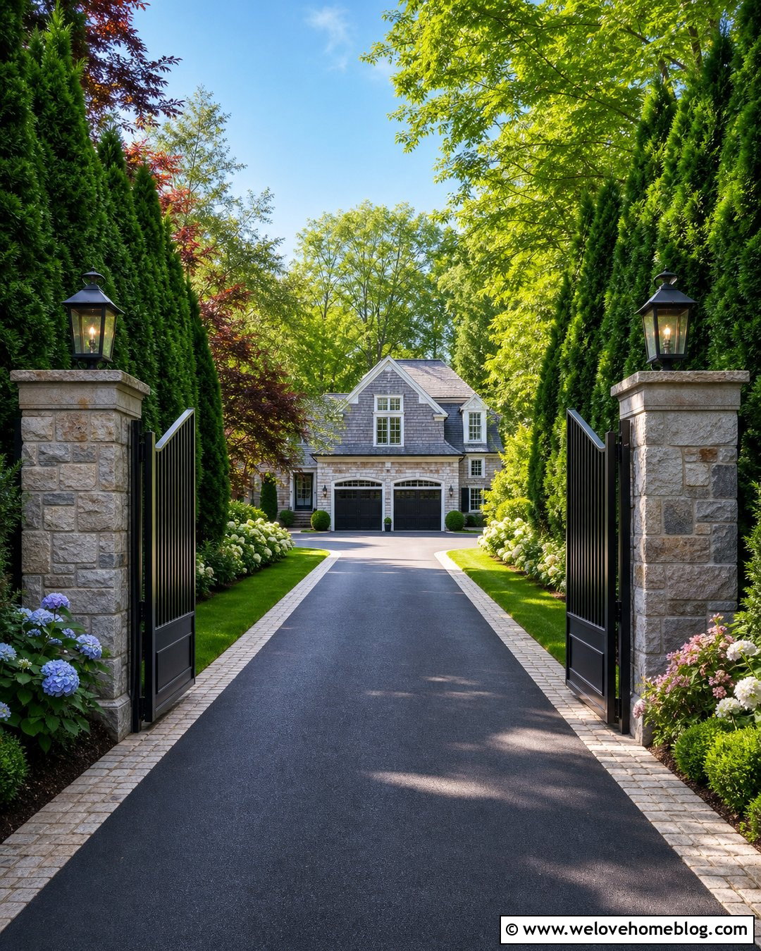 Long Driveway With Privacy Hedge - 25 long driveway house ideas