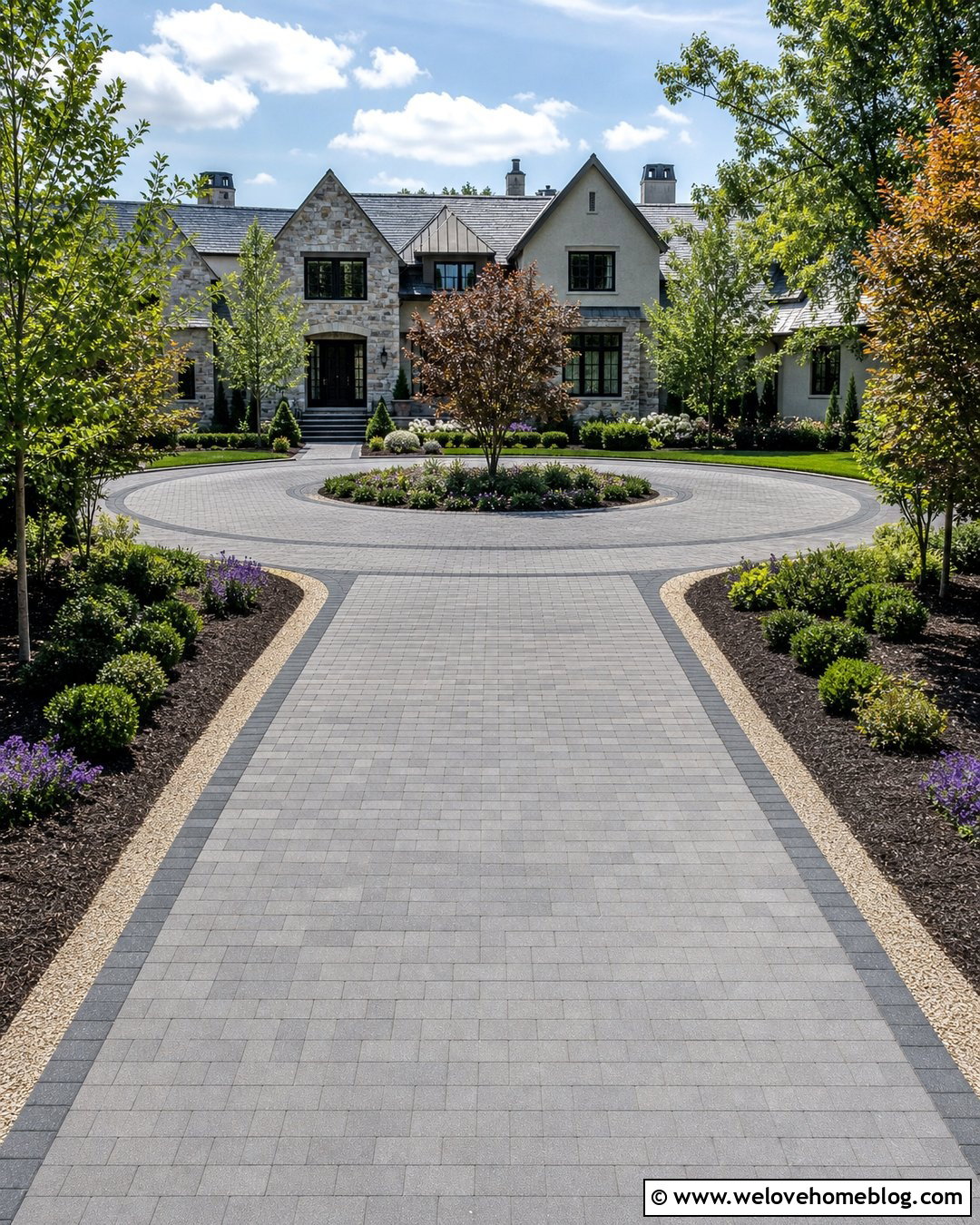 Long Driveway With Turnaround Parking Court - 45 long driveway ideas